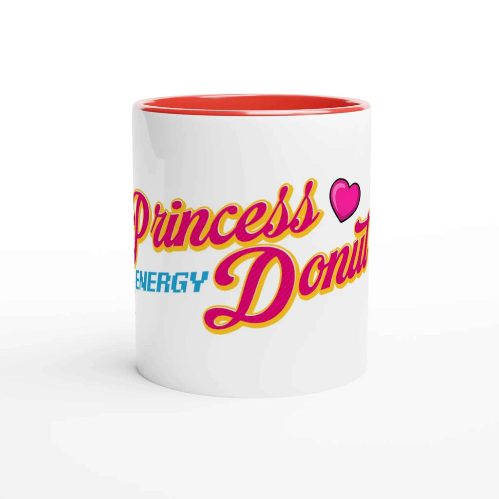 Princess Donut Energy 11oz Coffee Mug with Color Inside