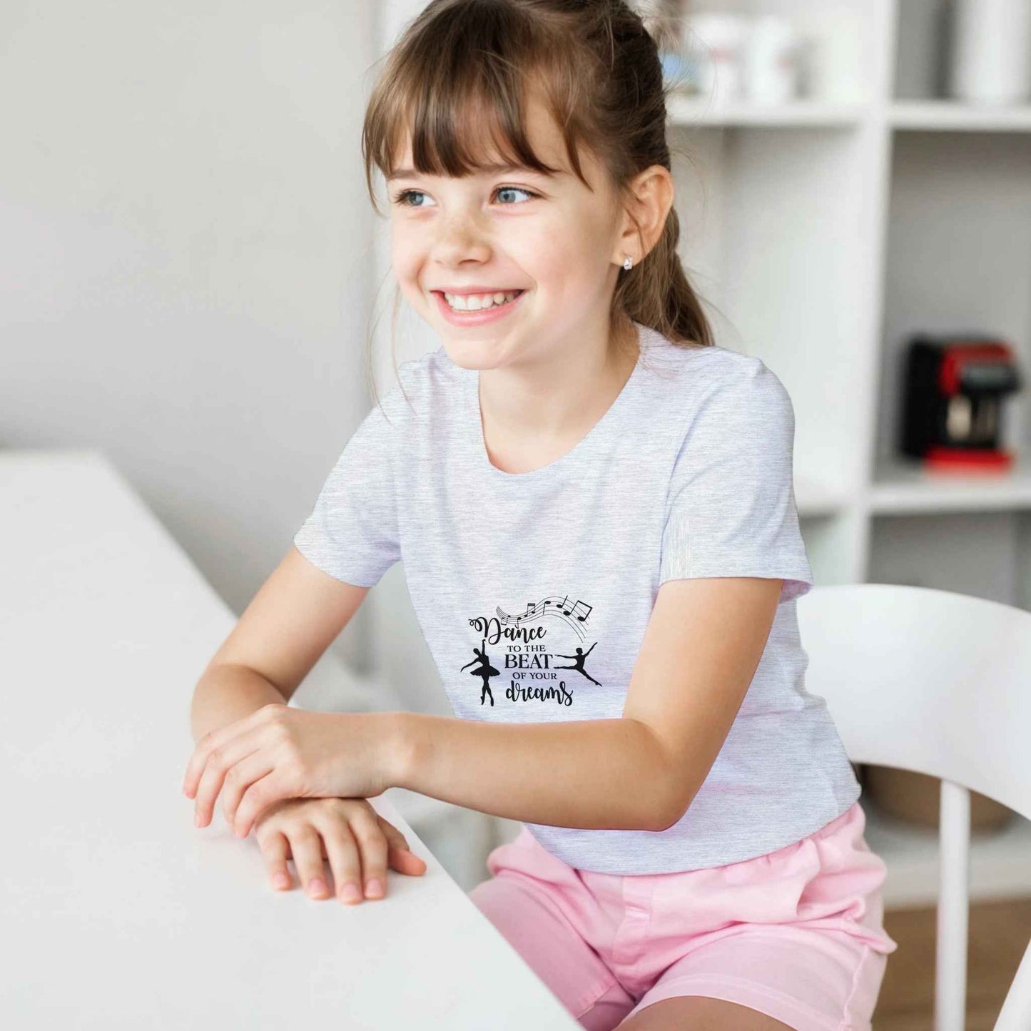 Abstract Waves Kids T-Shirt – Dynamic Geometric Fun for Young Trendsetters