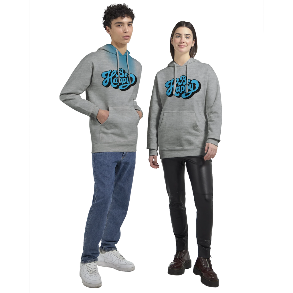 Be Happy Script Hoodie
