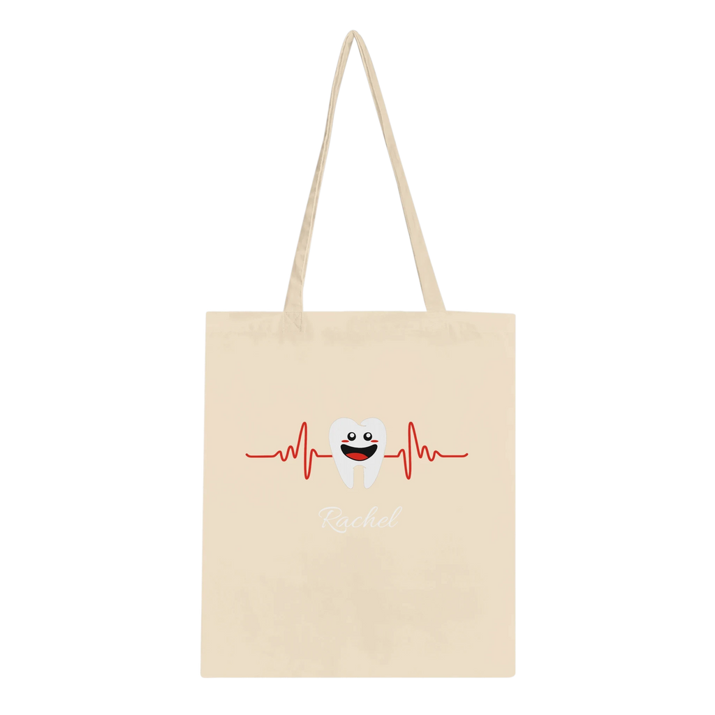 Dental Tooth Flag Personalized Tote Bag
