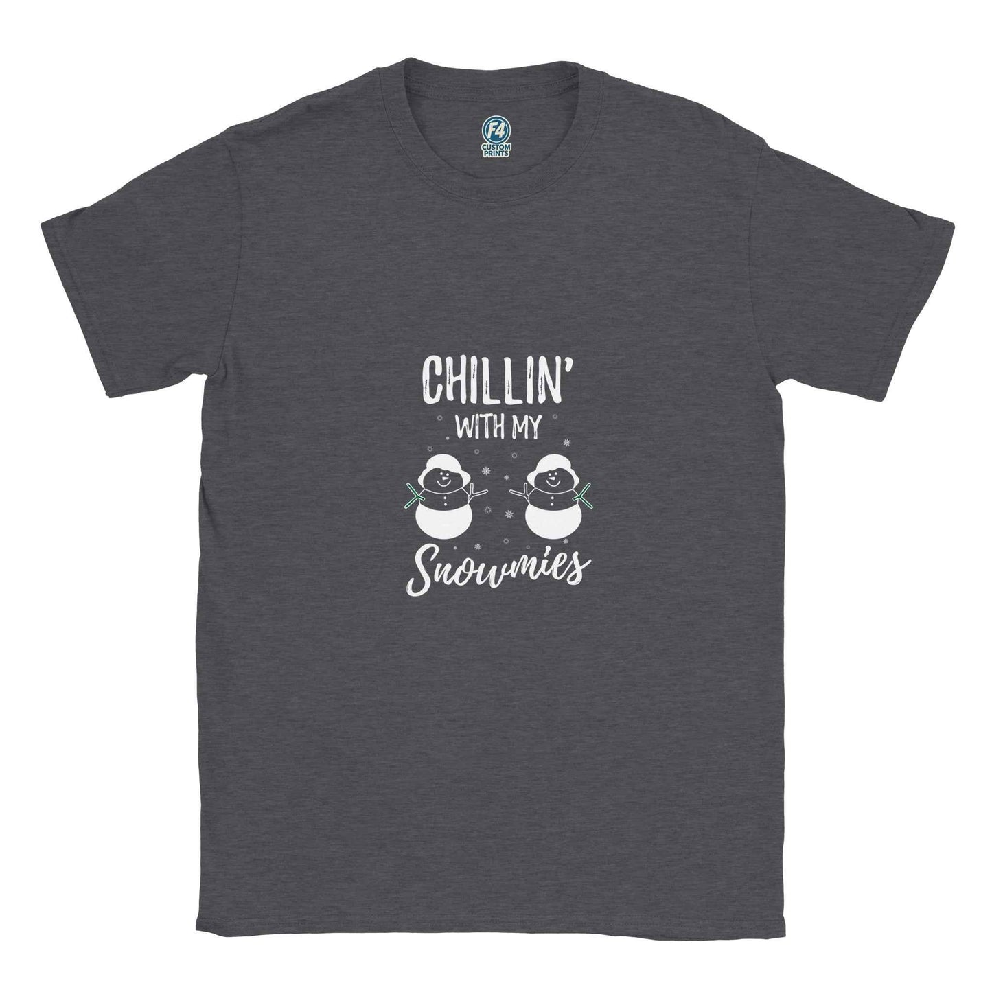 Chillin' With My Snowmies Christmas Shirt – Festive Holiday Graphic Tee