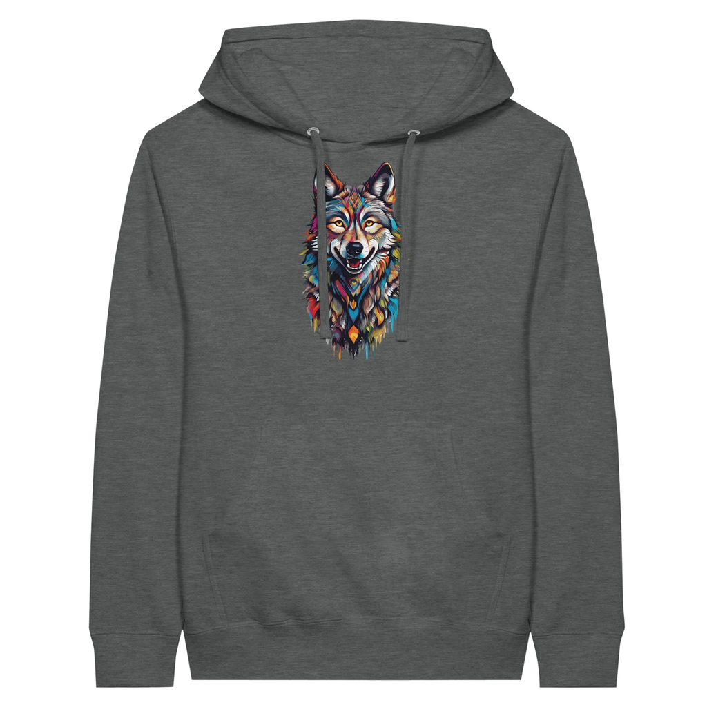 Cosmic Wolf Graphic Hoodie