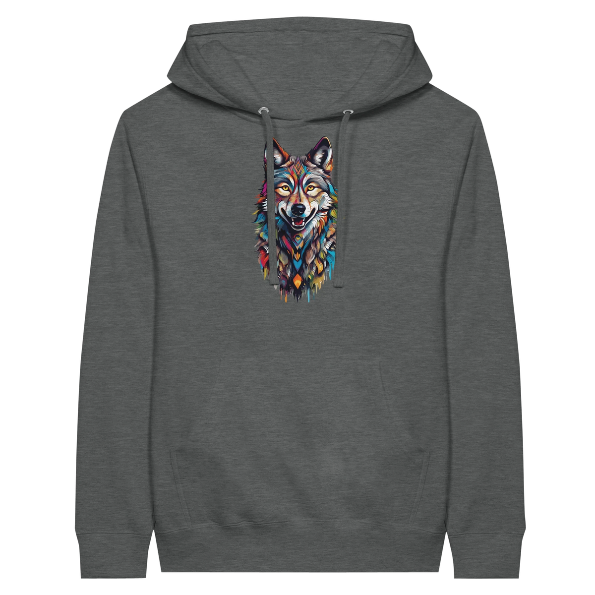 Cosmic Wolf Graphic Hoodie