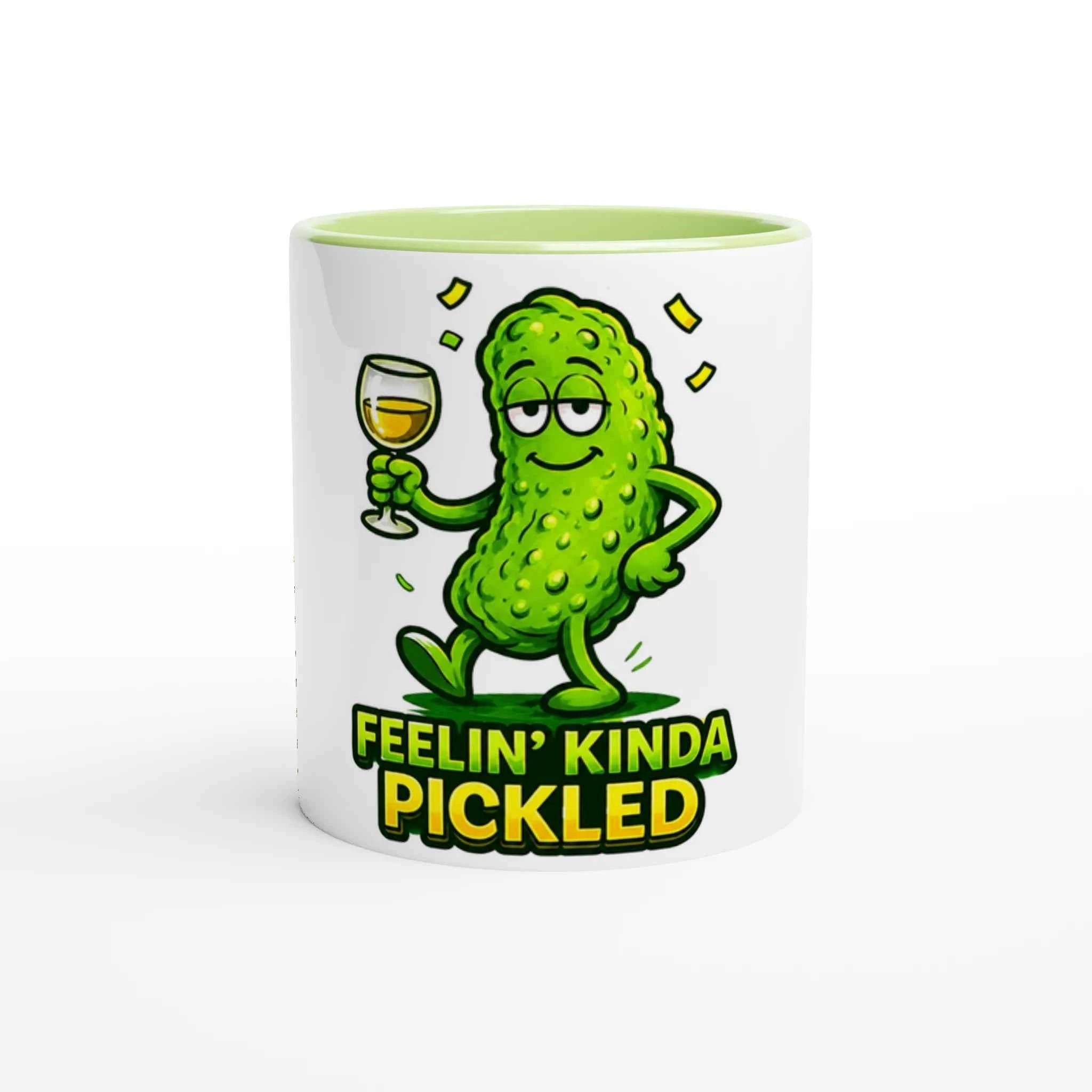 Feelin Kinda Pickled 11oz Coffee Mug with Color Inside