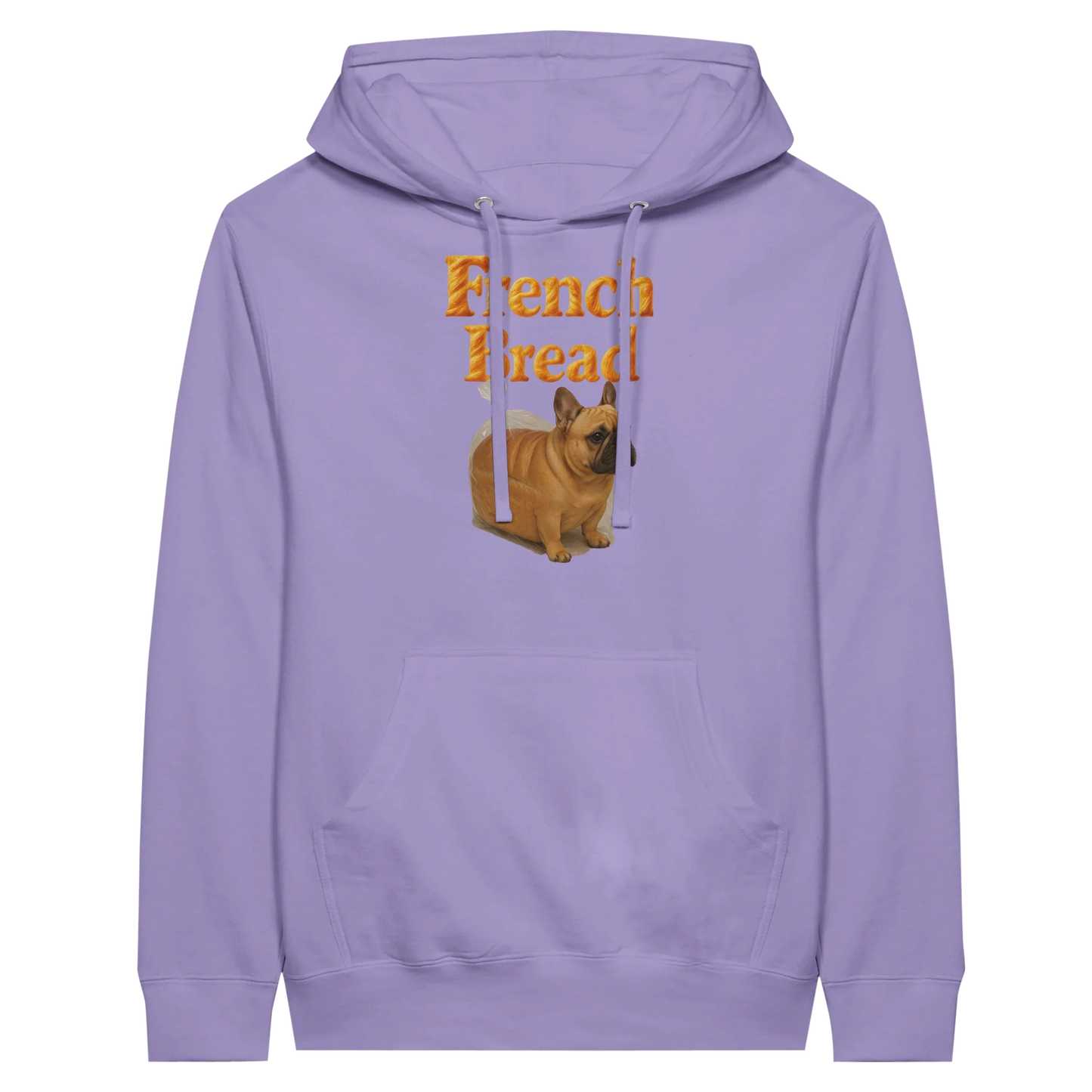 Funny French Bread Bulldog Hoodie