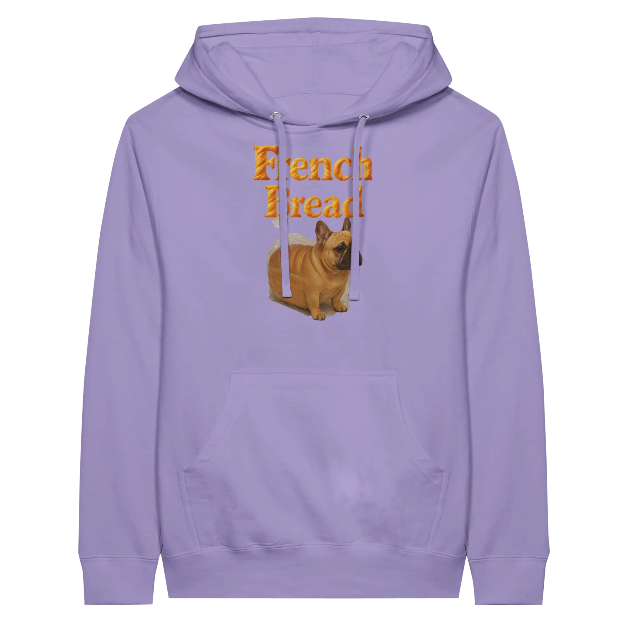 Funny French Bread Bulldog Hoodie