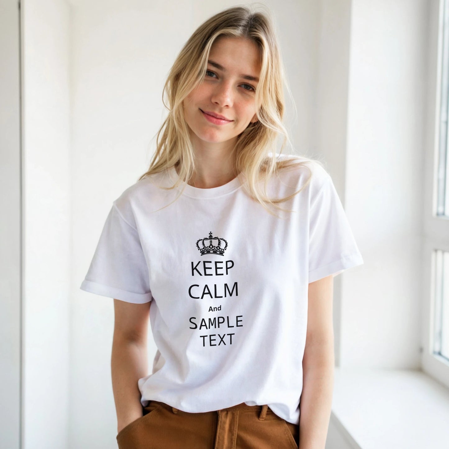 Custom Keep Calm and Shirt- Customize your own saying! - F4 Custom Prints