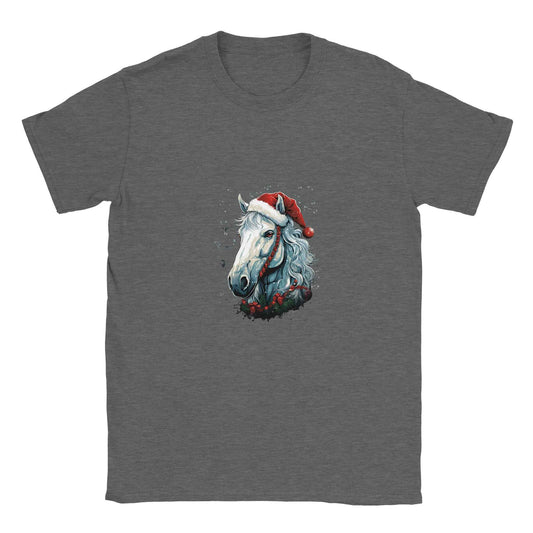 Winter Stallion Holiday Tee – Festive Horse Christmas Graphic Shirt