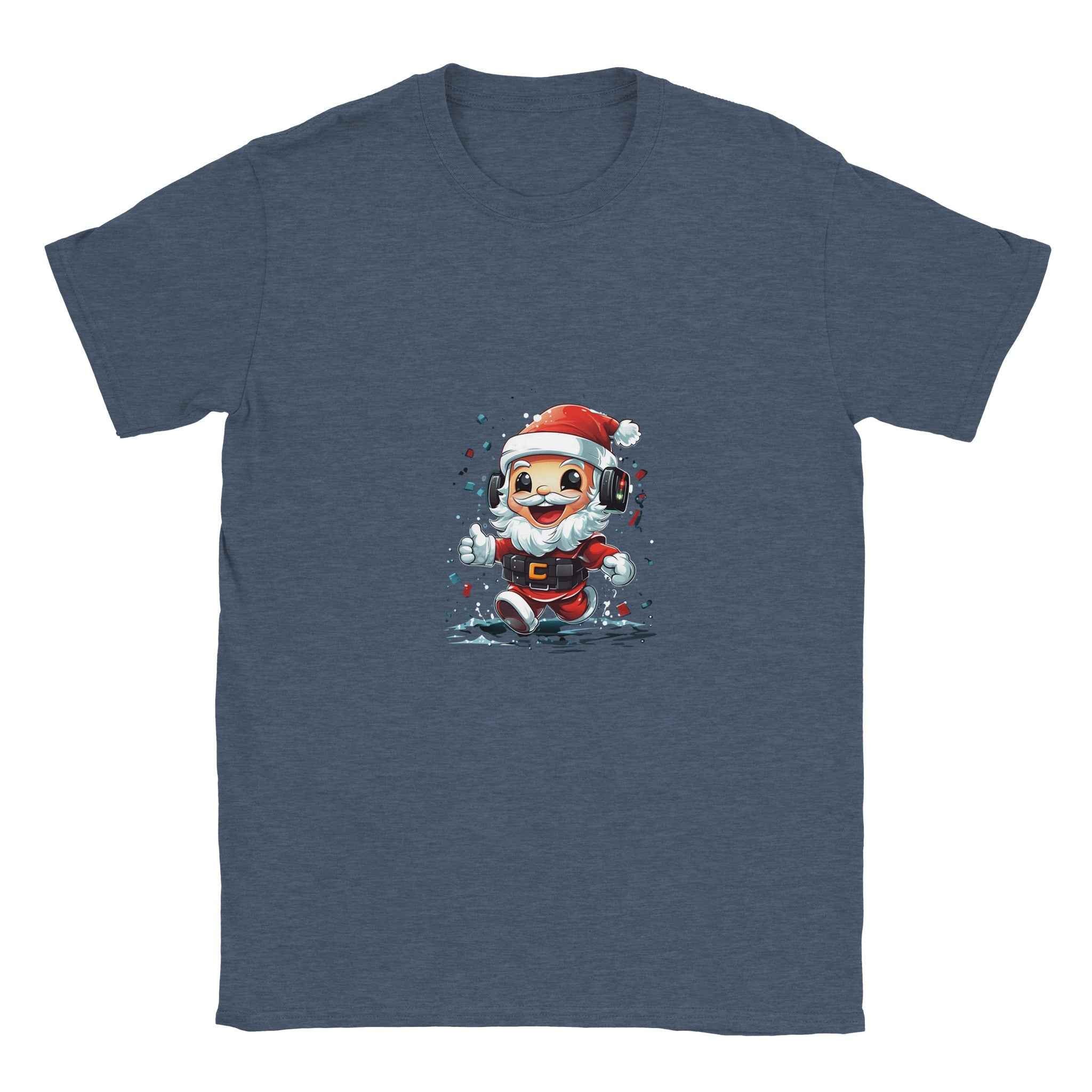 DJ Santa Claus Christmas Shirt – Festive Holiday Graphic Tee for Music Lovers