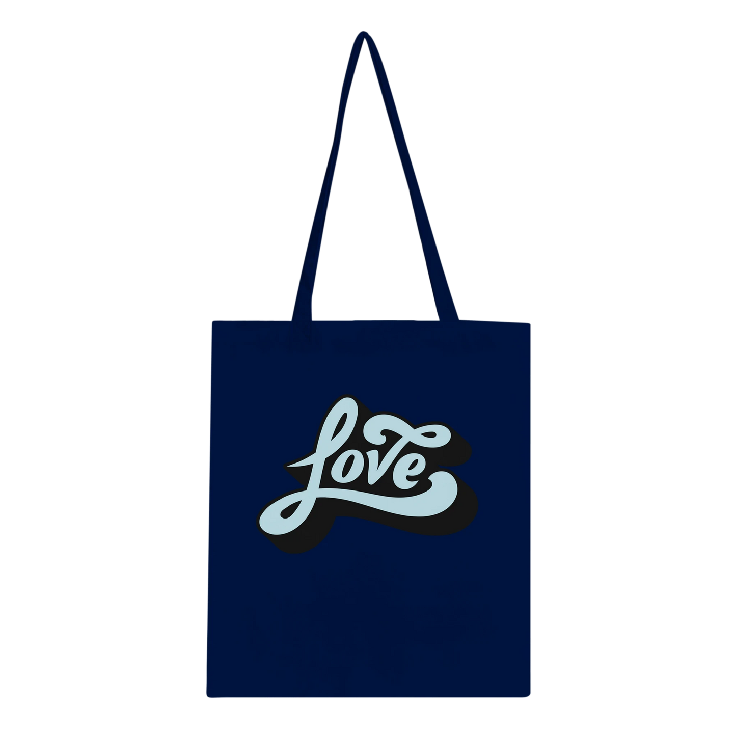 Love Script Tote Bag