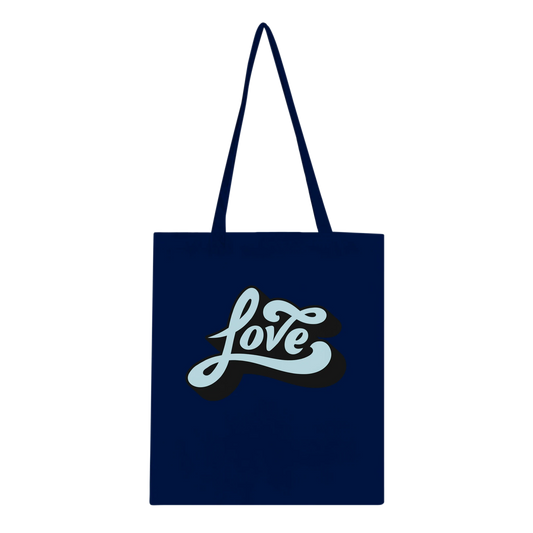 Love Script Tote Bag