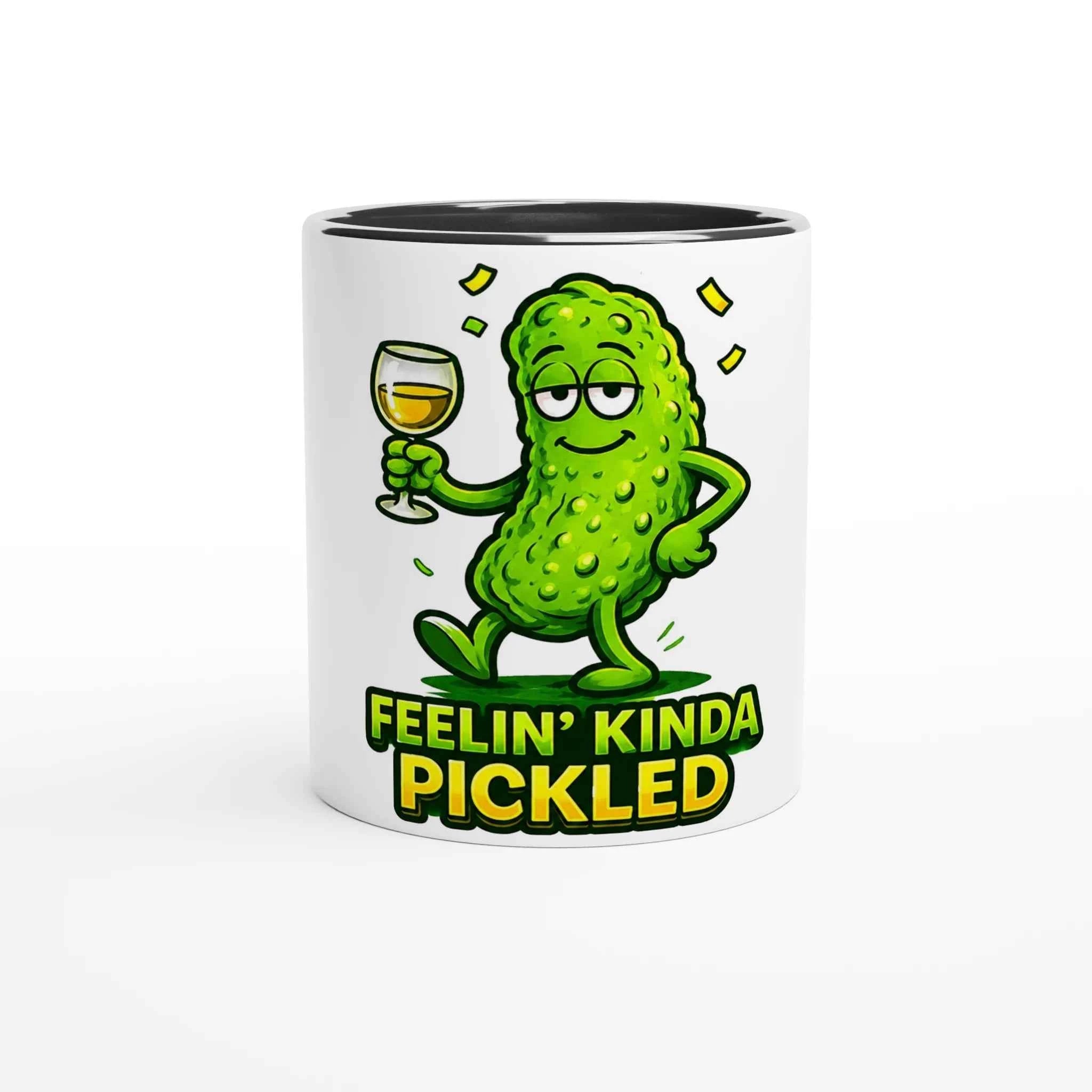 Feelin Kinda Pickled 11oz Coffee Mug with Color Inside