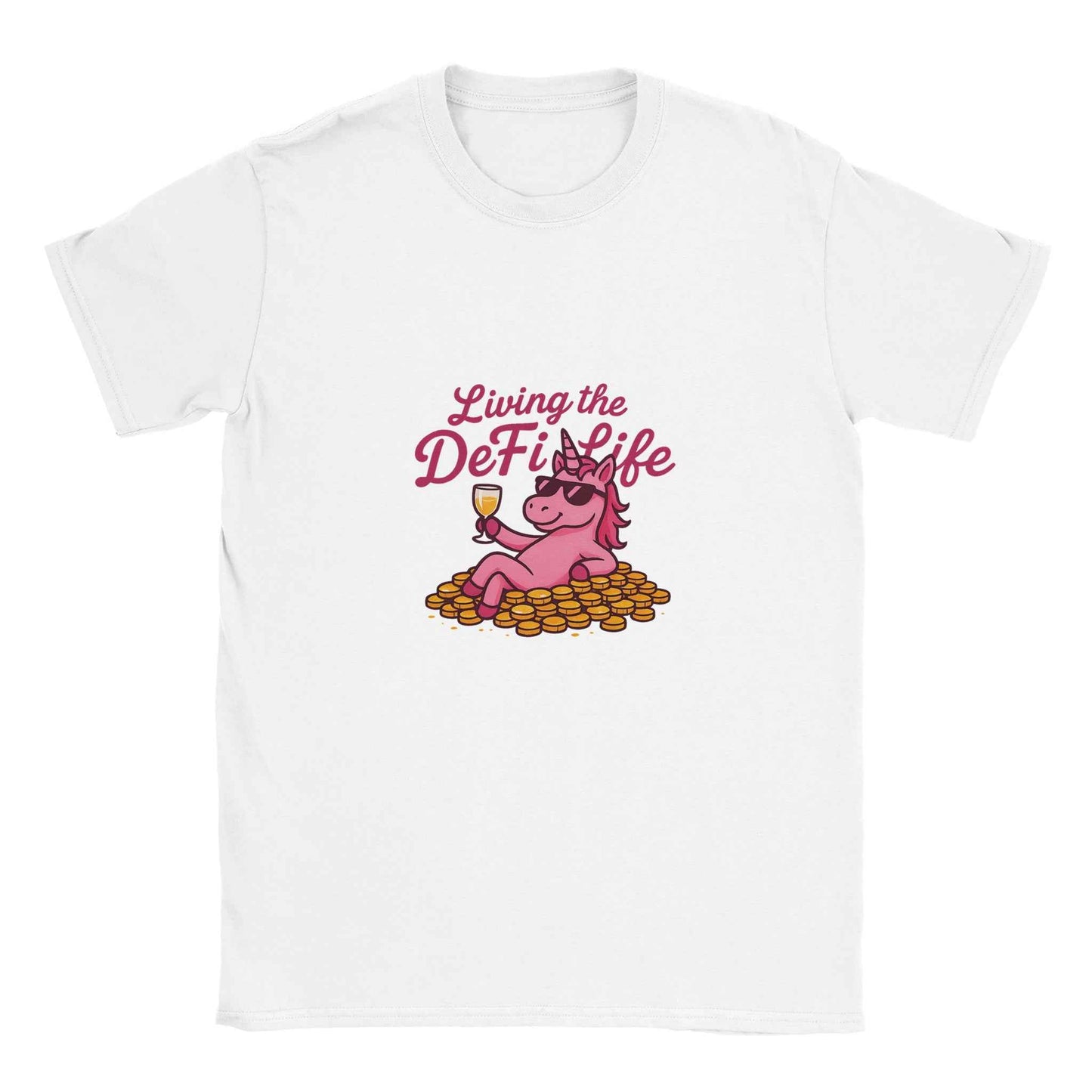 DeFi Unicorn T-Shirt – Living the Decentralized Dream in Style