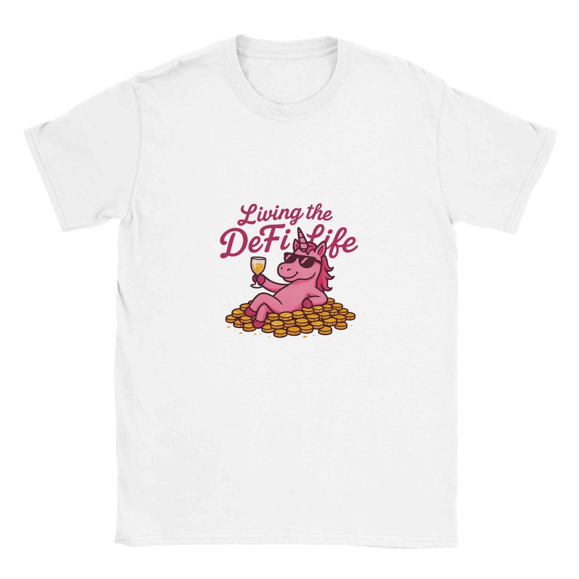 DeFi Unicorn T-Shirt – Living the Decentralized Dream in Style