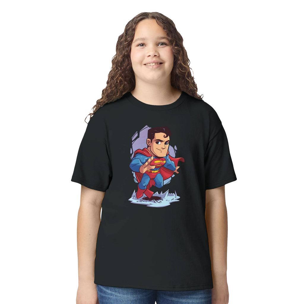 Kids Chibi Superman Inspired T-Shirt