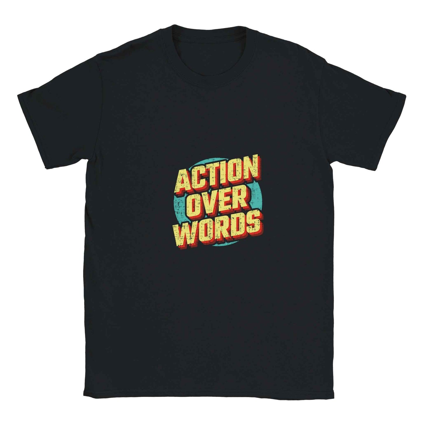 Action Over Words Graphic Tee – Premium Comfort & Bold Style for Everyday Wear