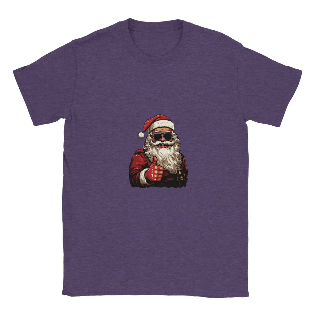 Cool Santa Thumbs Up Shirt  – Festive Holiday Graphic Tee for Modern Cheer