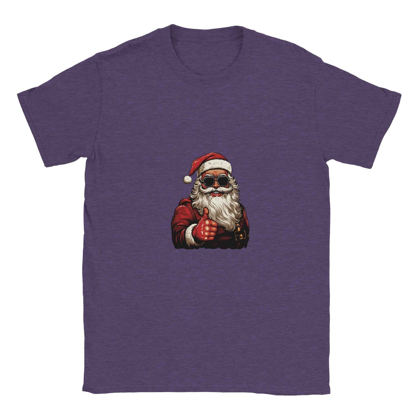 Cool Santa Thumbs Up Shirt  – Festive Holiday Graphic Tee for Modern Cheer