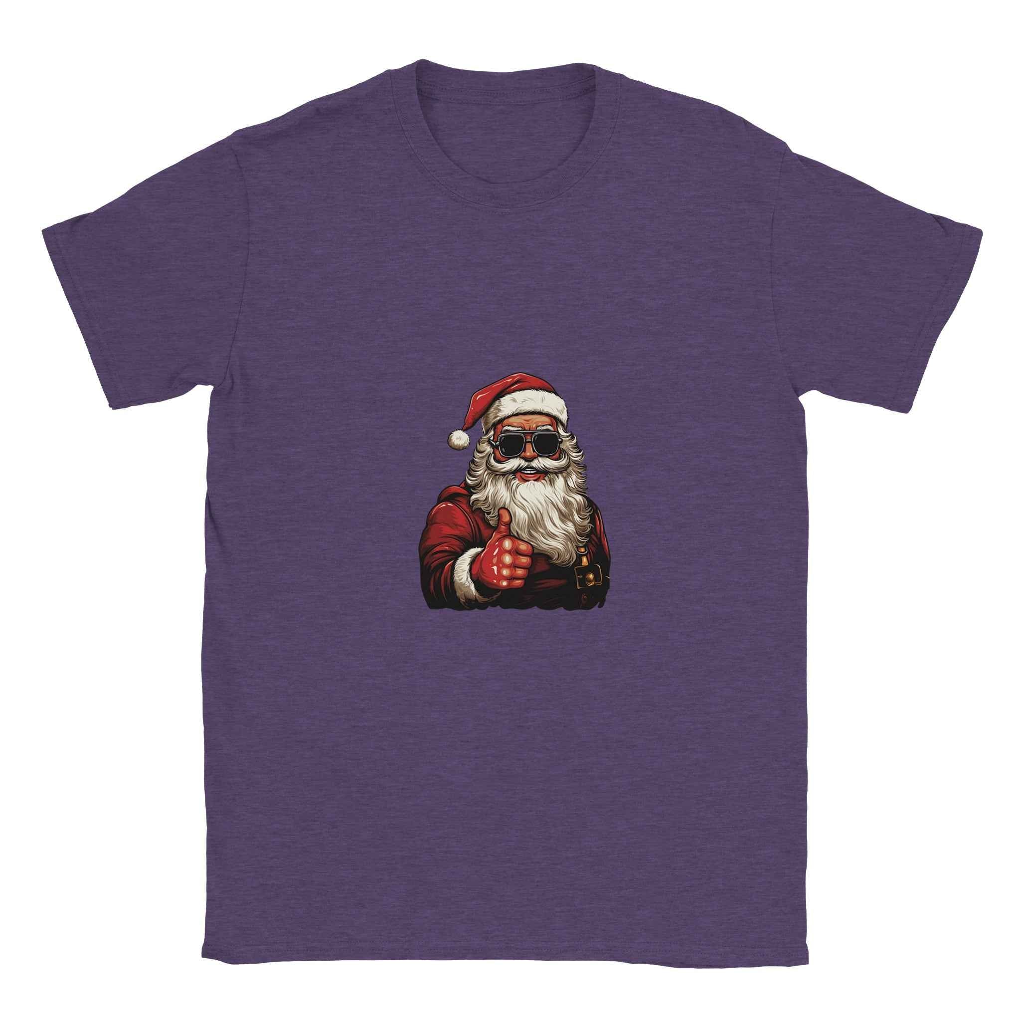 Cool Santa Thumbs Up Shirt  – Festive Holiday Graphic Tee for Modern Cheer