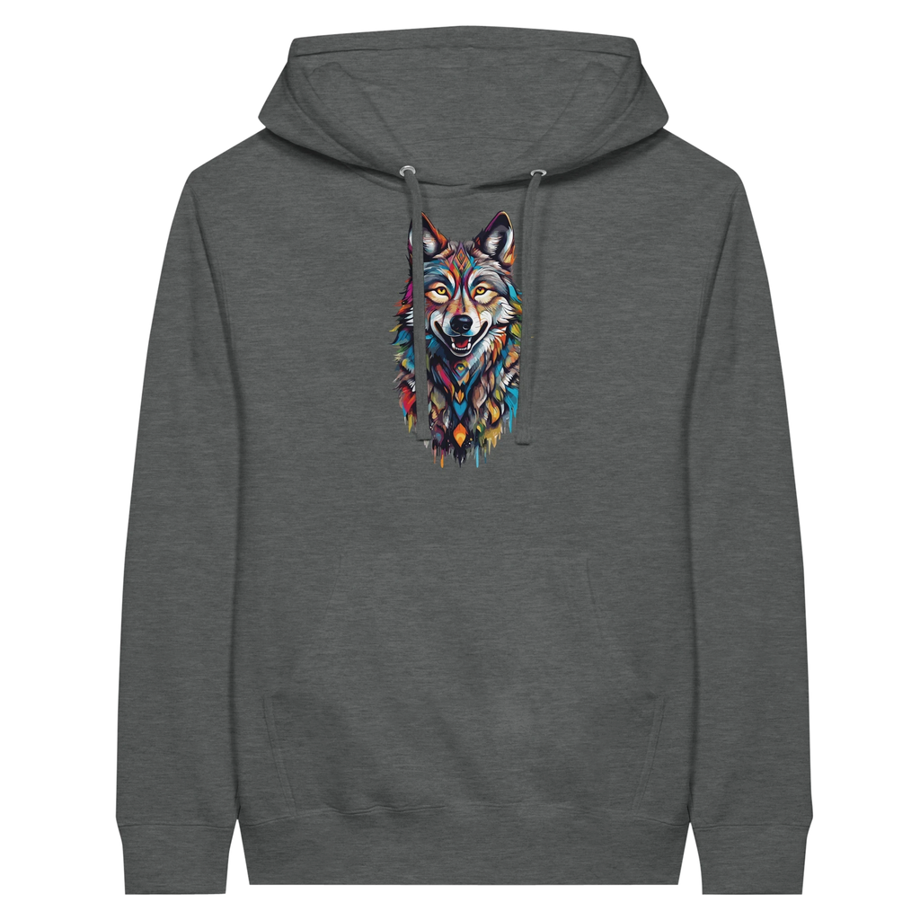 Cosmic Wolf Graphic Hoodie