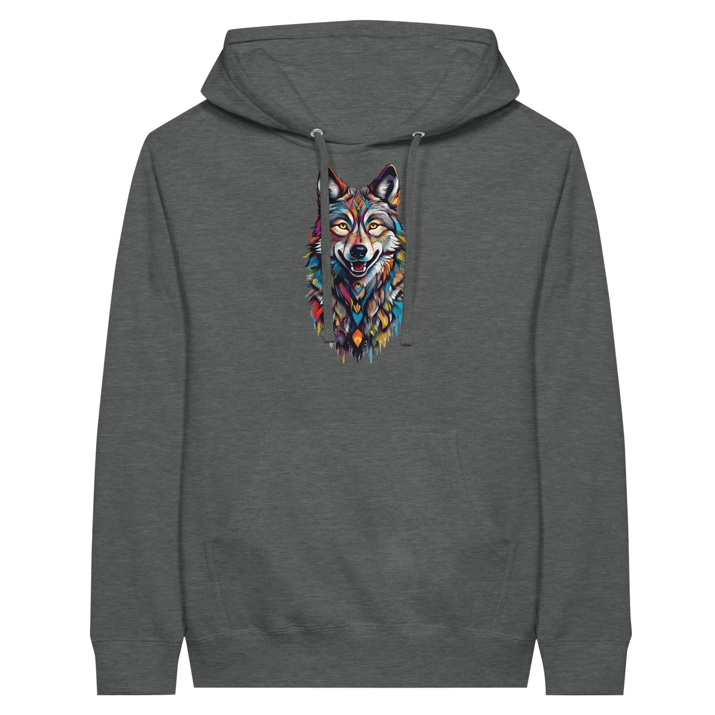 Cosmic Wolf Graphic Hoodie