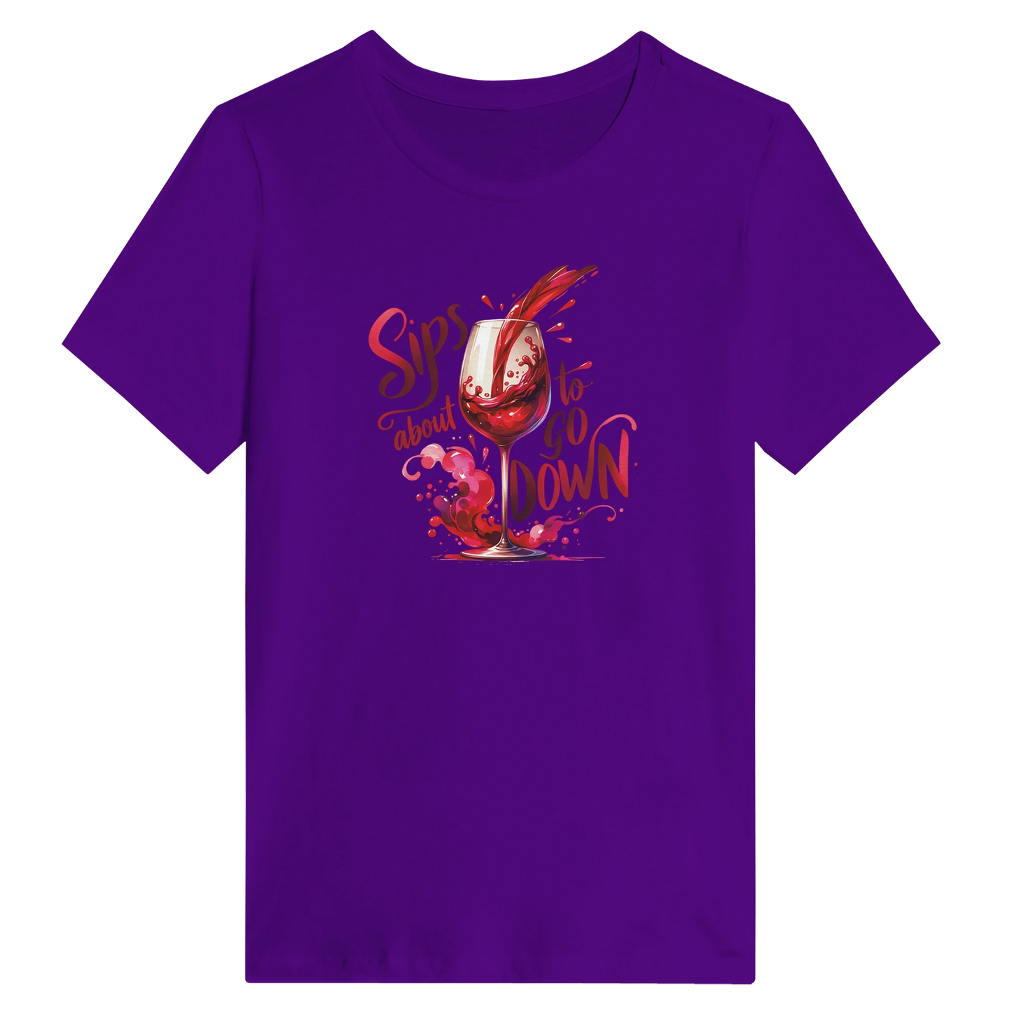 Sips About to Go Down Women's Wine Shirt
