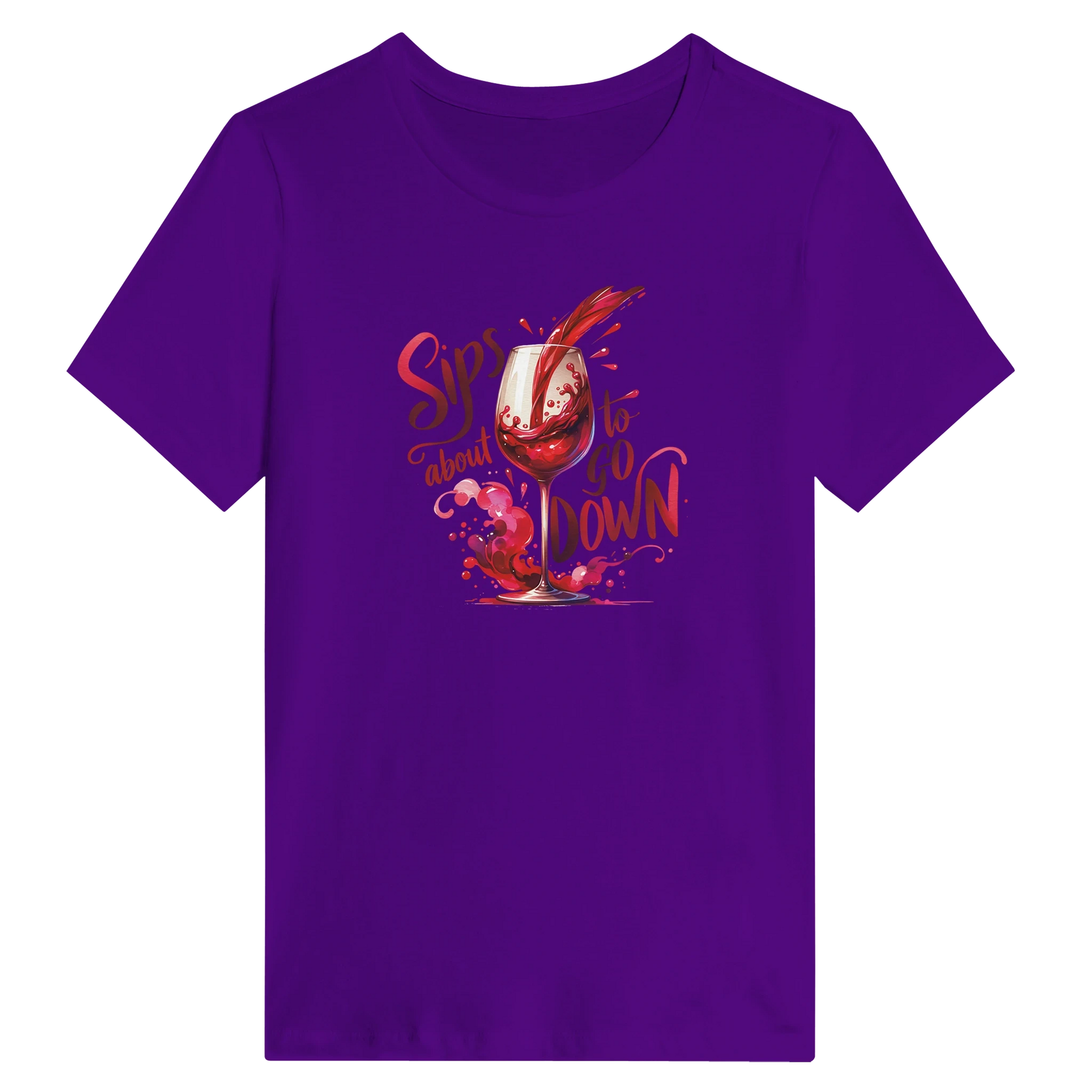 Sips About to Go Down Women's Wine Shirt