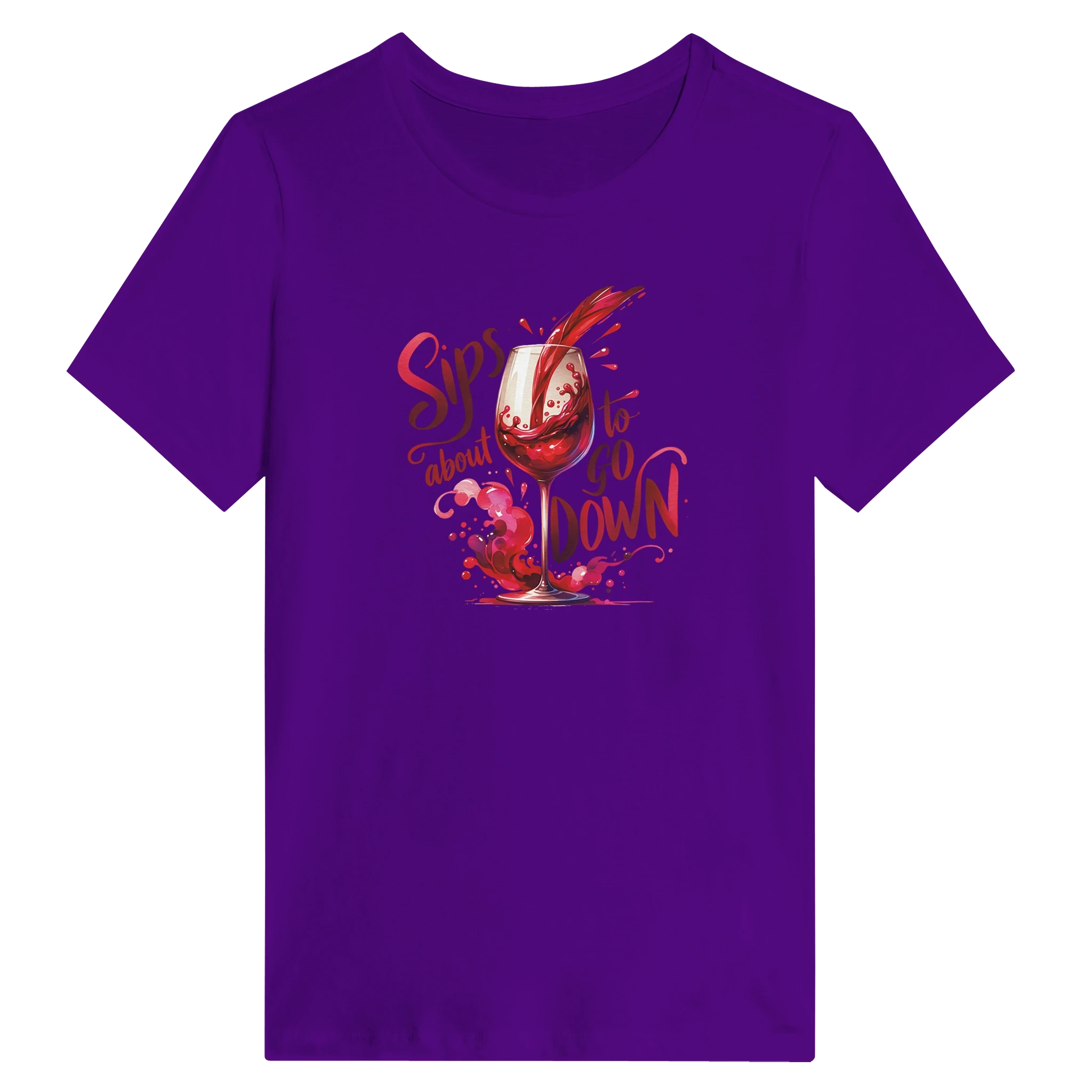 Sips About to Go Down Women's Wine Shirt