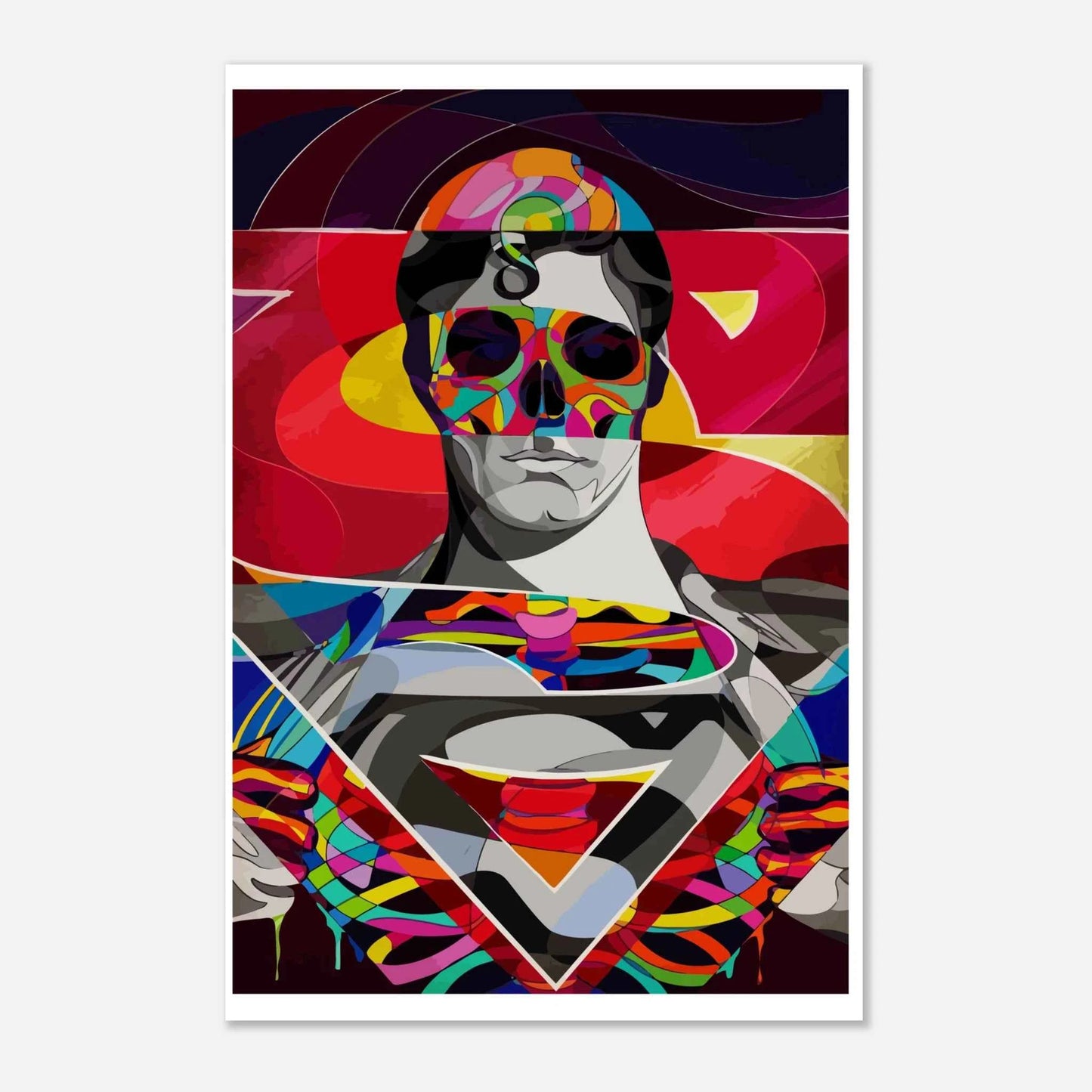 Abstract Hero Inspired Fine Art Poster