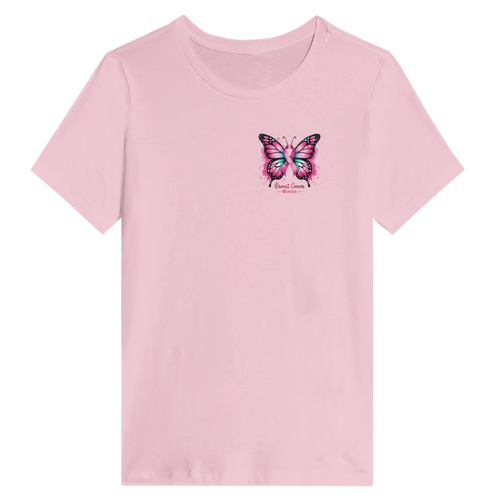 Breast Cancer Warrior Butterfly Women's Shirt