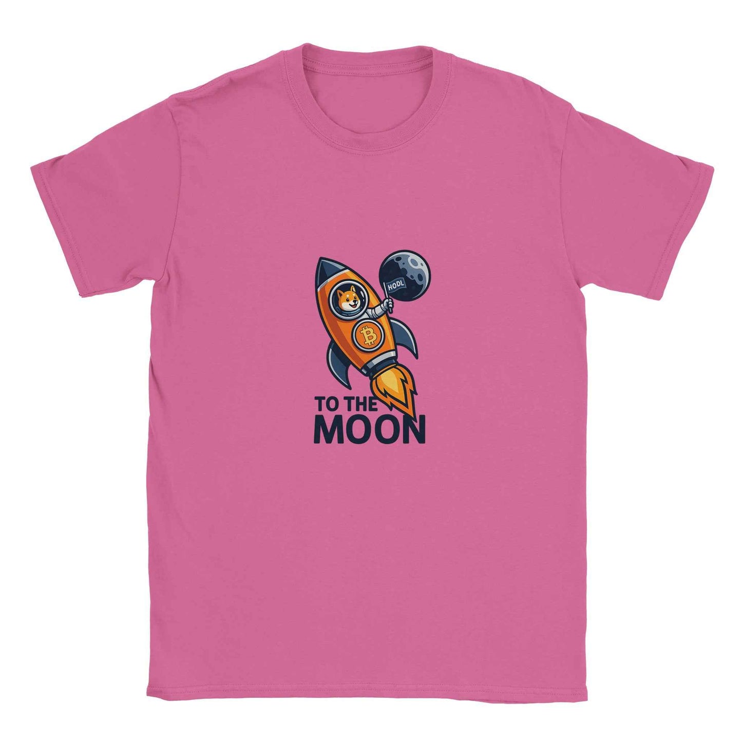 Dogecoin T-Shirt – To The Moon Rocket Crypto Tee