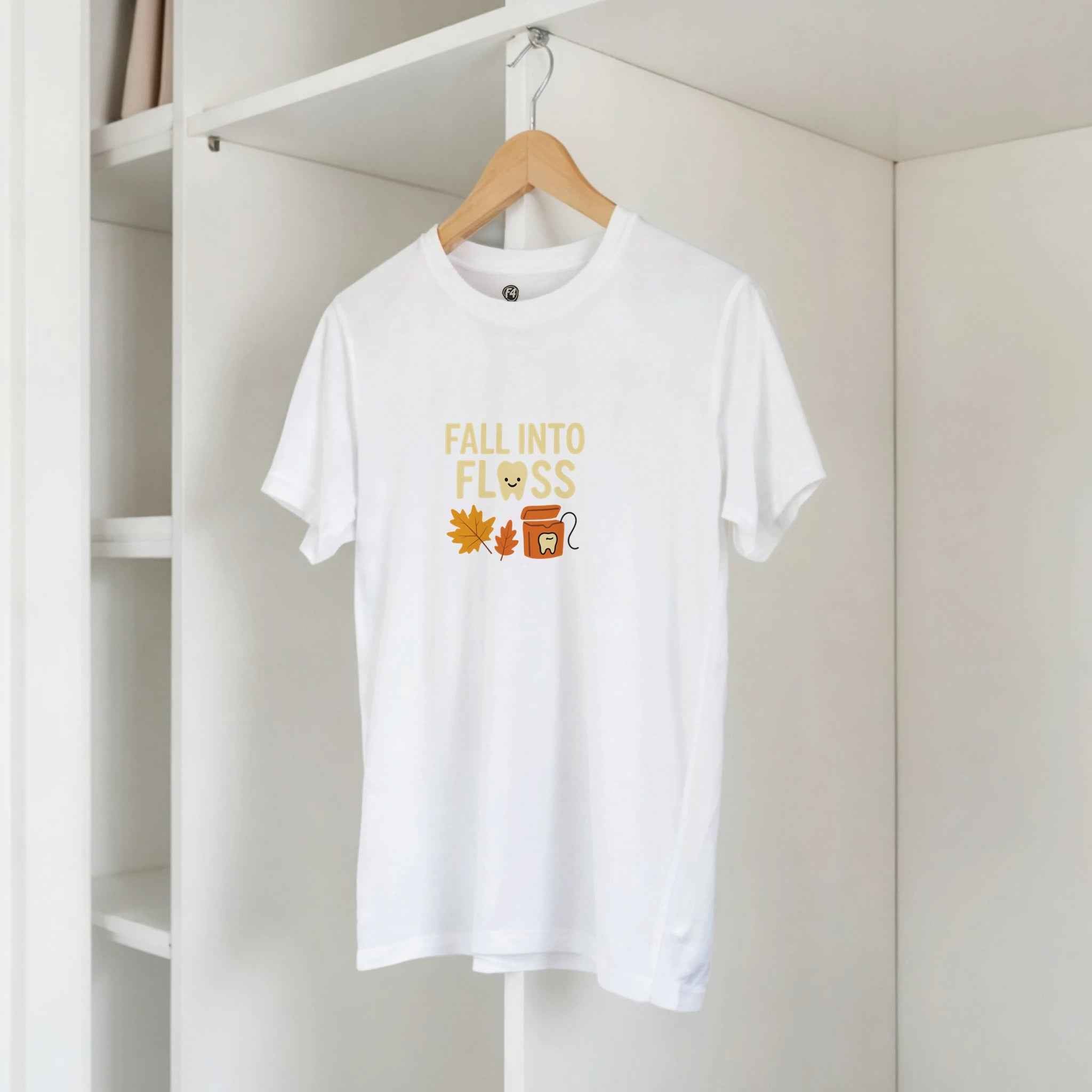 Fall Into Floss Dental Hygienist Shirt – Cute Autumn Tooth Humor Tee