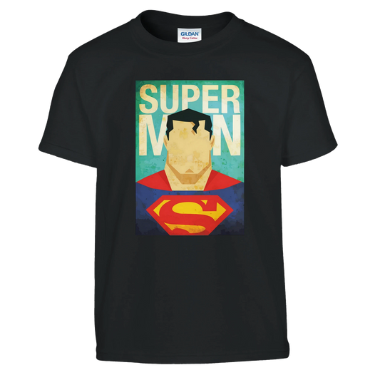 Kids Retro Superman Inspired T-Shirt