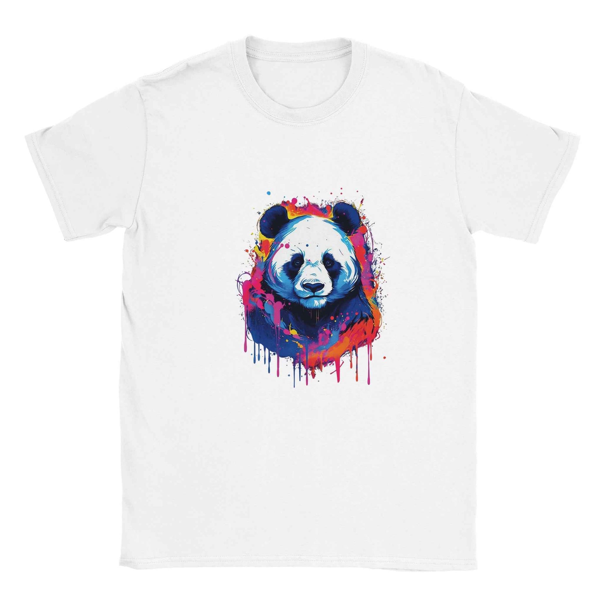 Abstract Neon Panda Graphic Tee – Premium Comfort & Bold Style for Everyday Wear