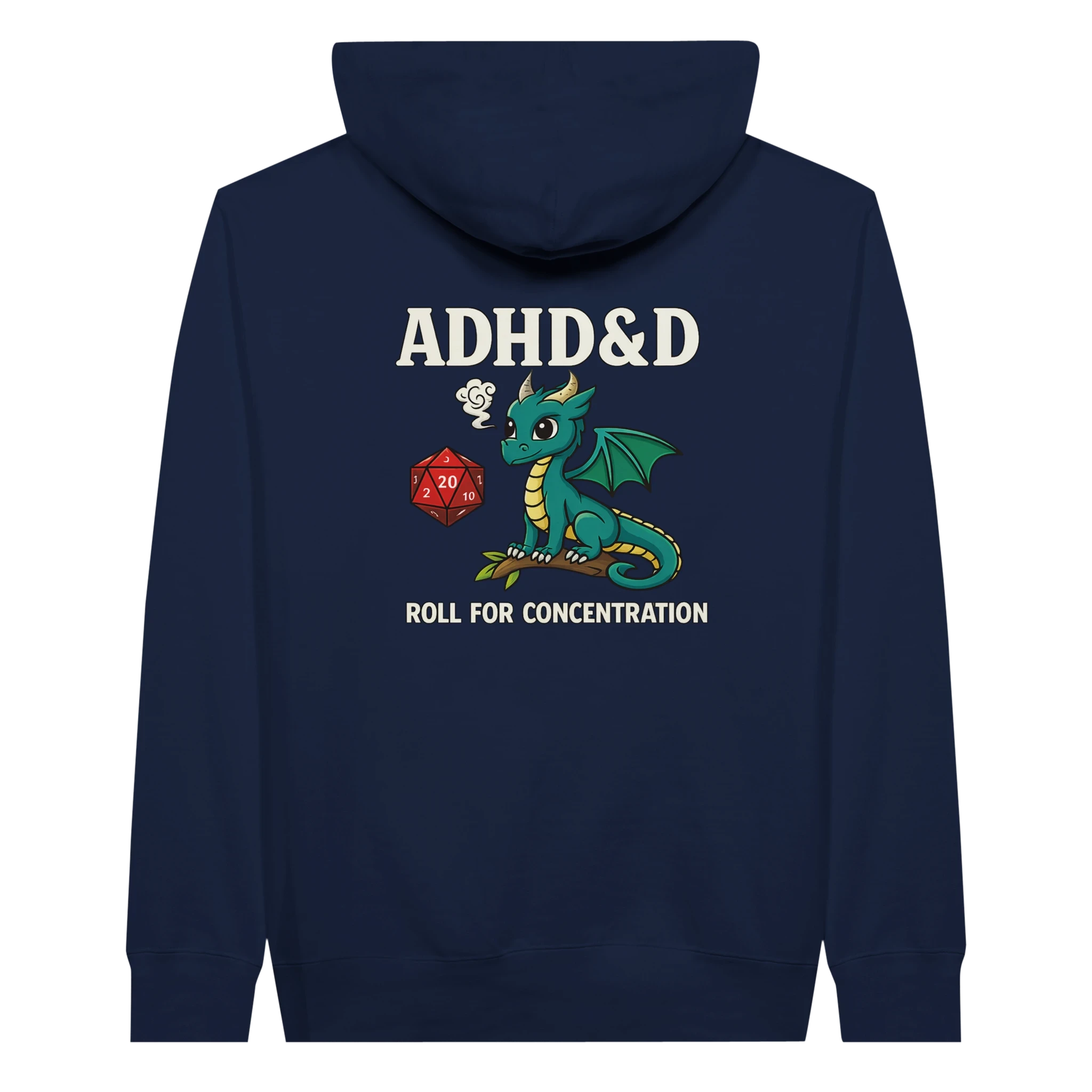 ADHD&D Roll for Concentration Hoodie