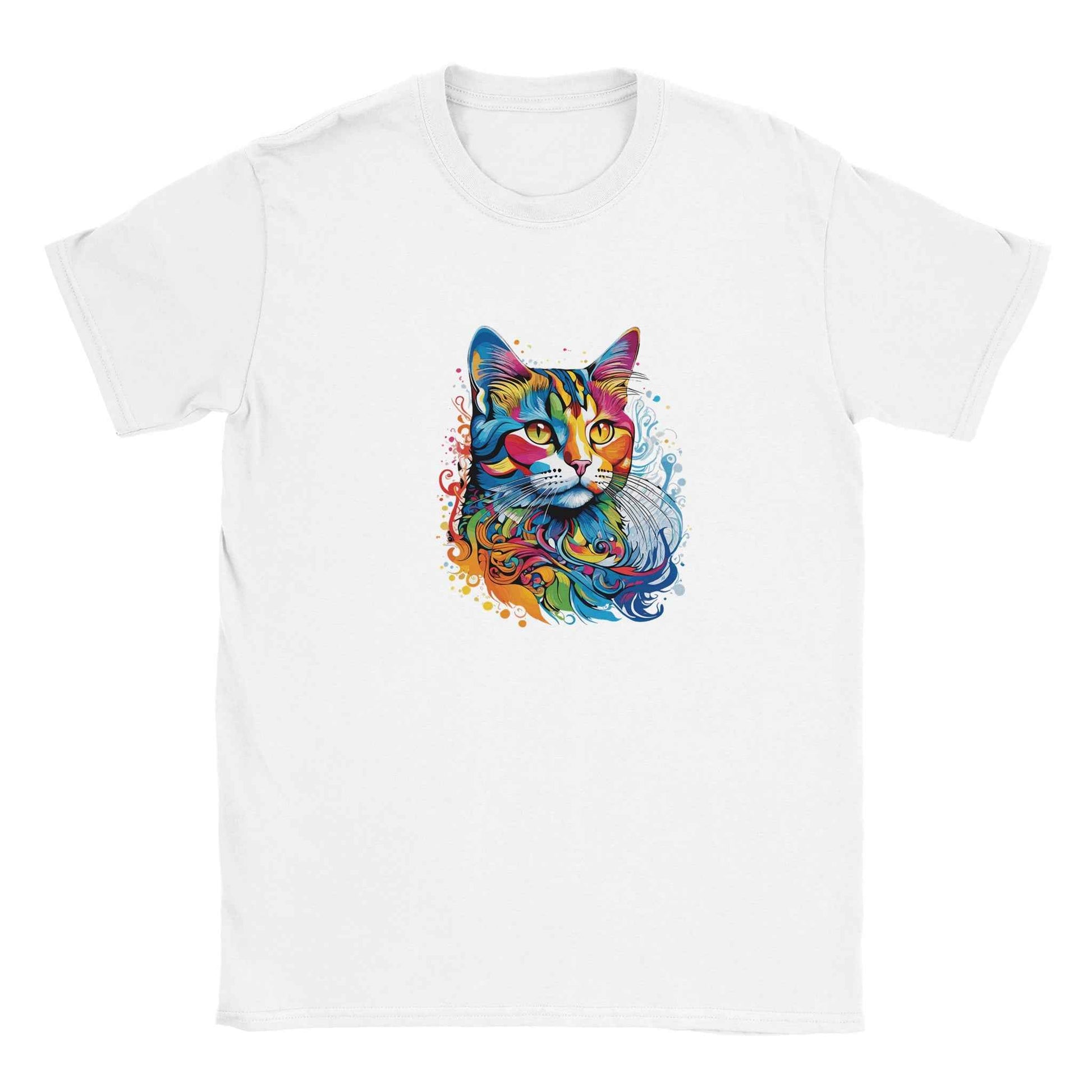Abstract Art Cat Graphic Tee – Premium Comfort & Bold Style for Everyday Wear