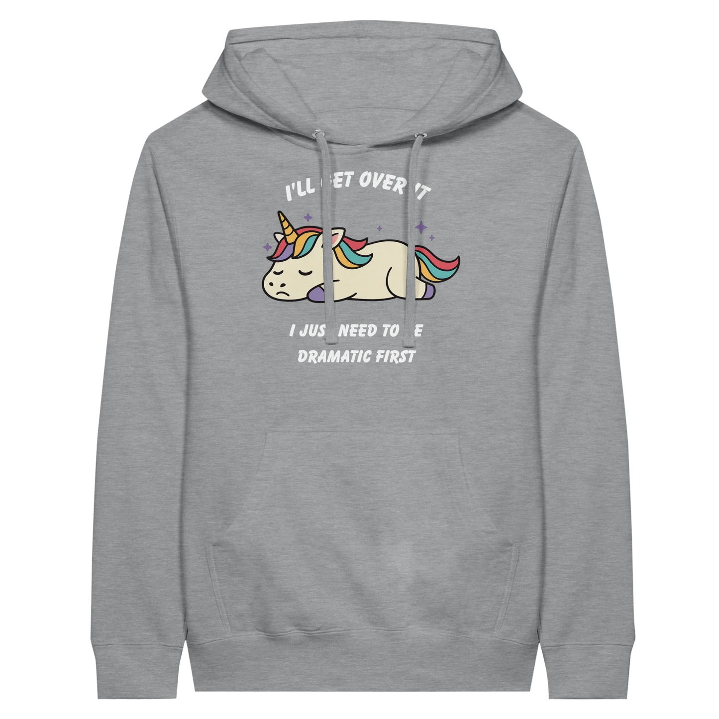 Dramatic Unicorn Hoodie