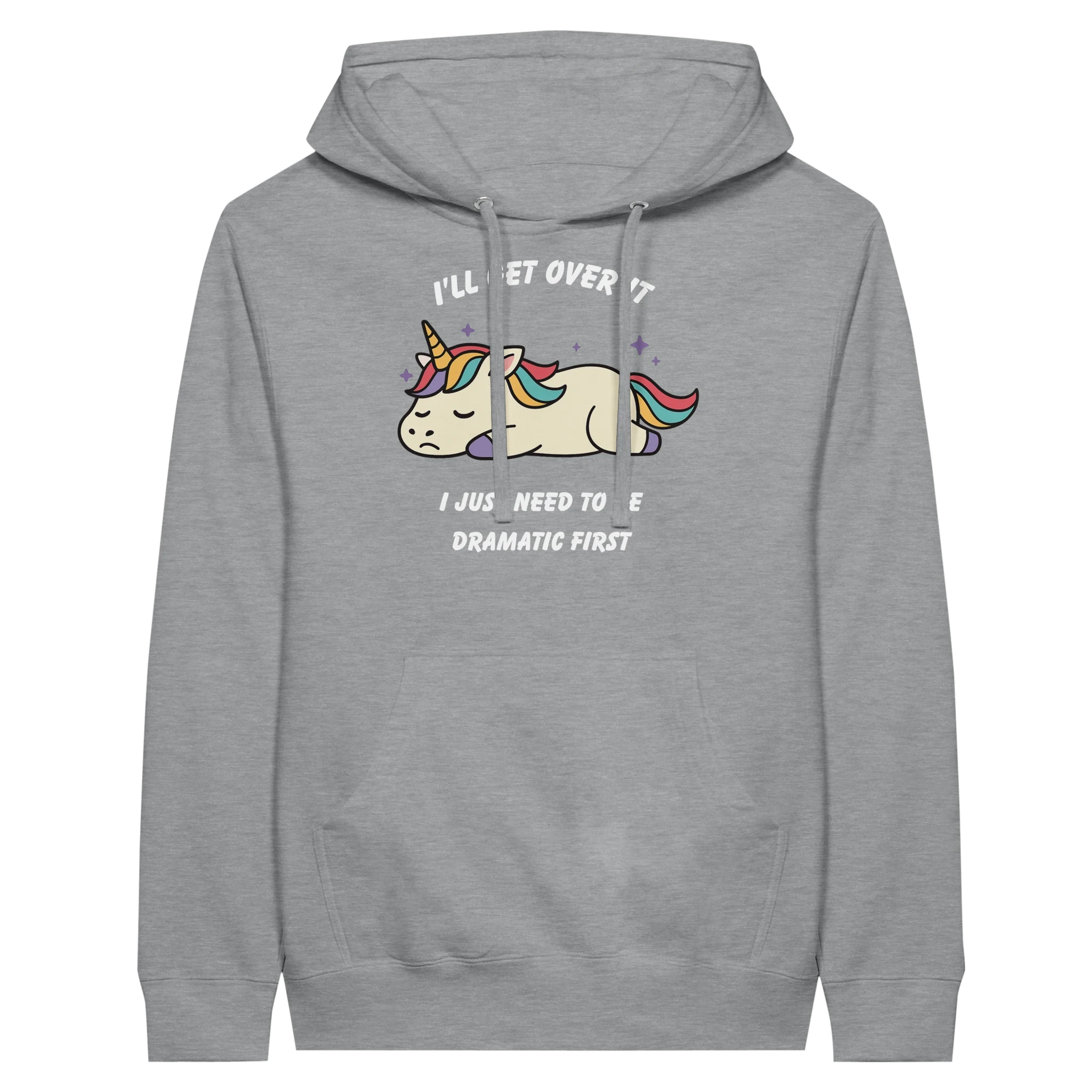 Dramatic Unicorn Hoodie