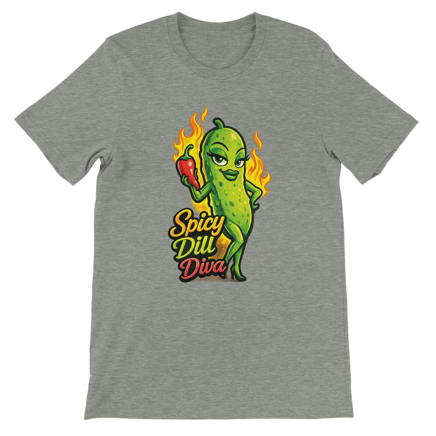 Spicy Dill Diva Pickle T-Shirt