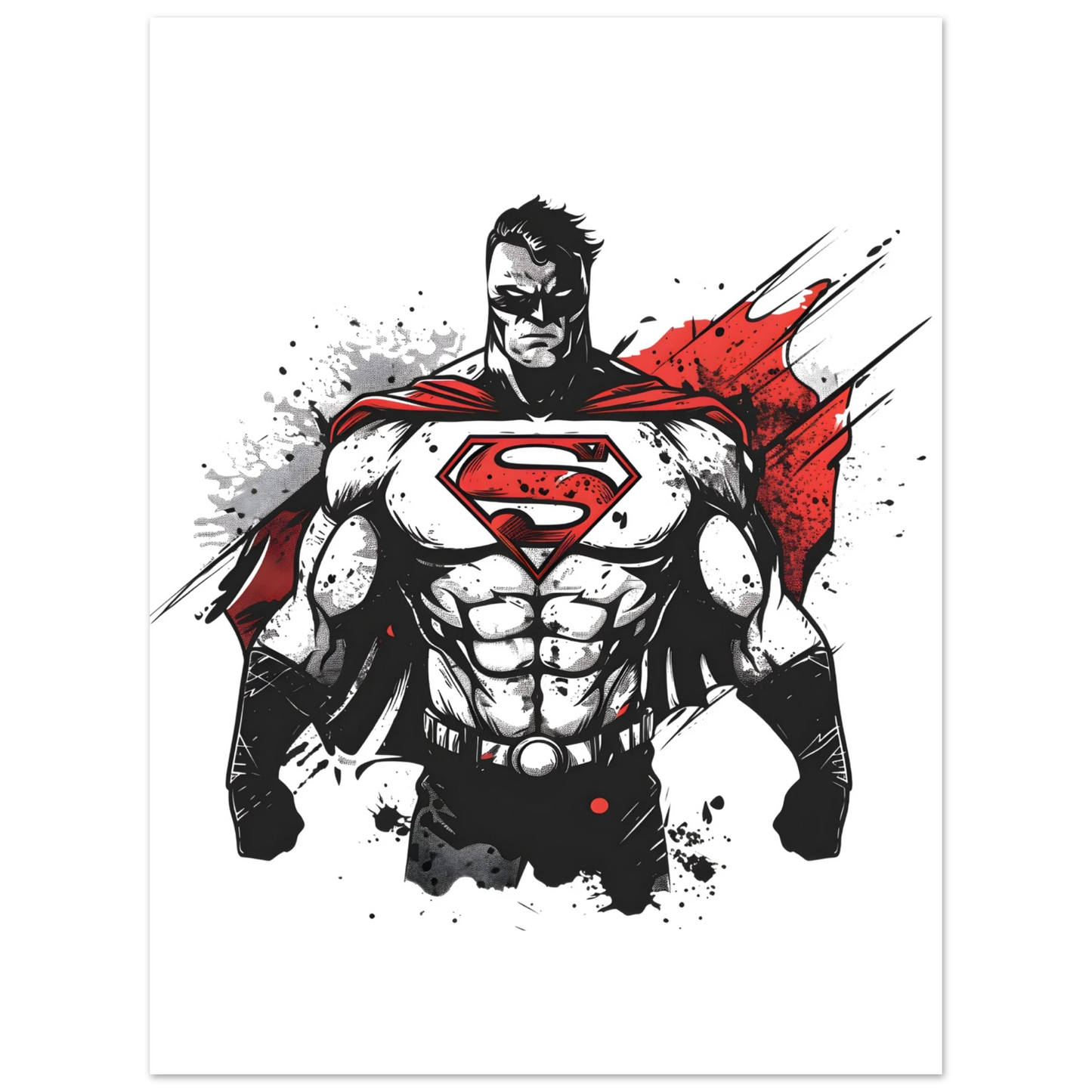 Shadow Superman Fine Art Poster