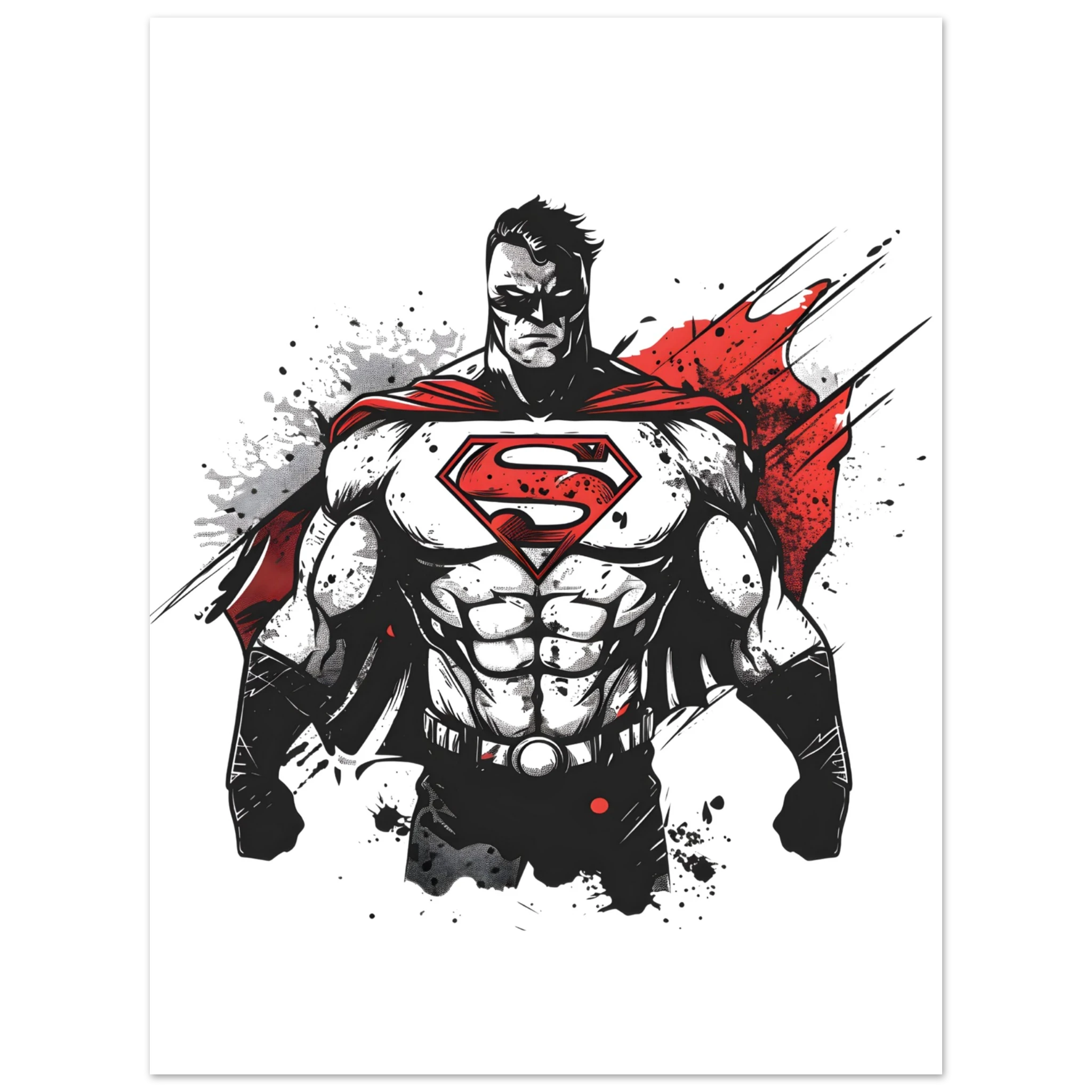 Shadow Superman Fine Art Poster