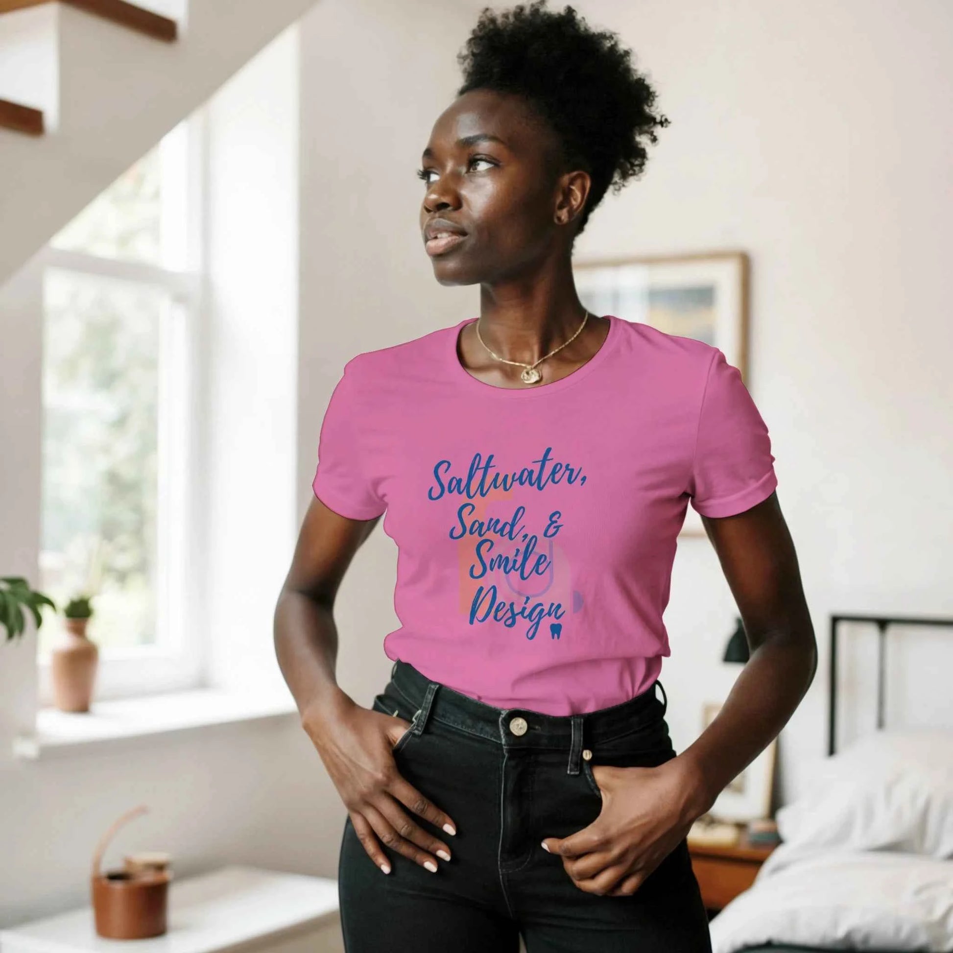 FACD Saltwater Sand Smile Design Women’s Shirt | FACD