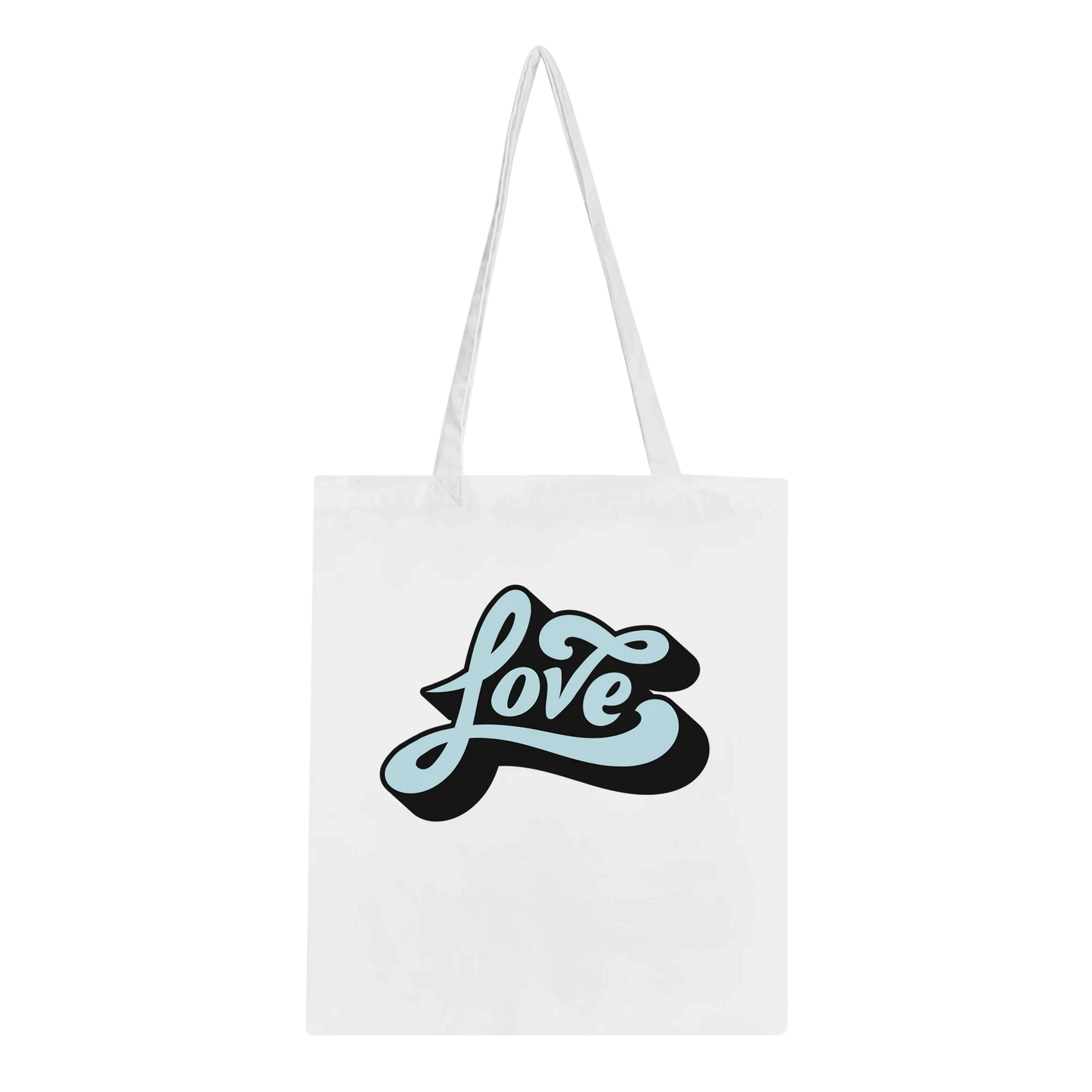 Love Script Tote Bag