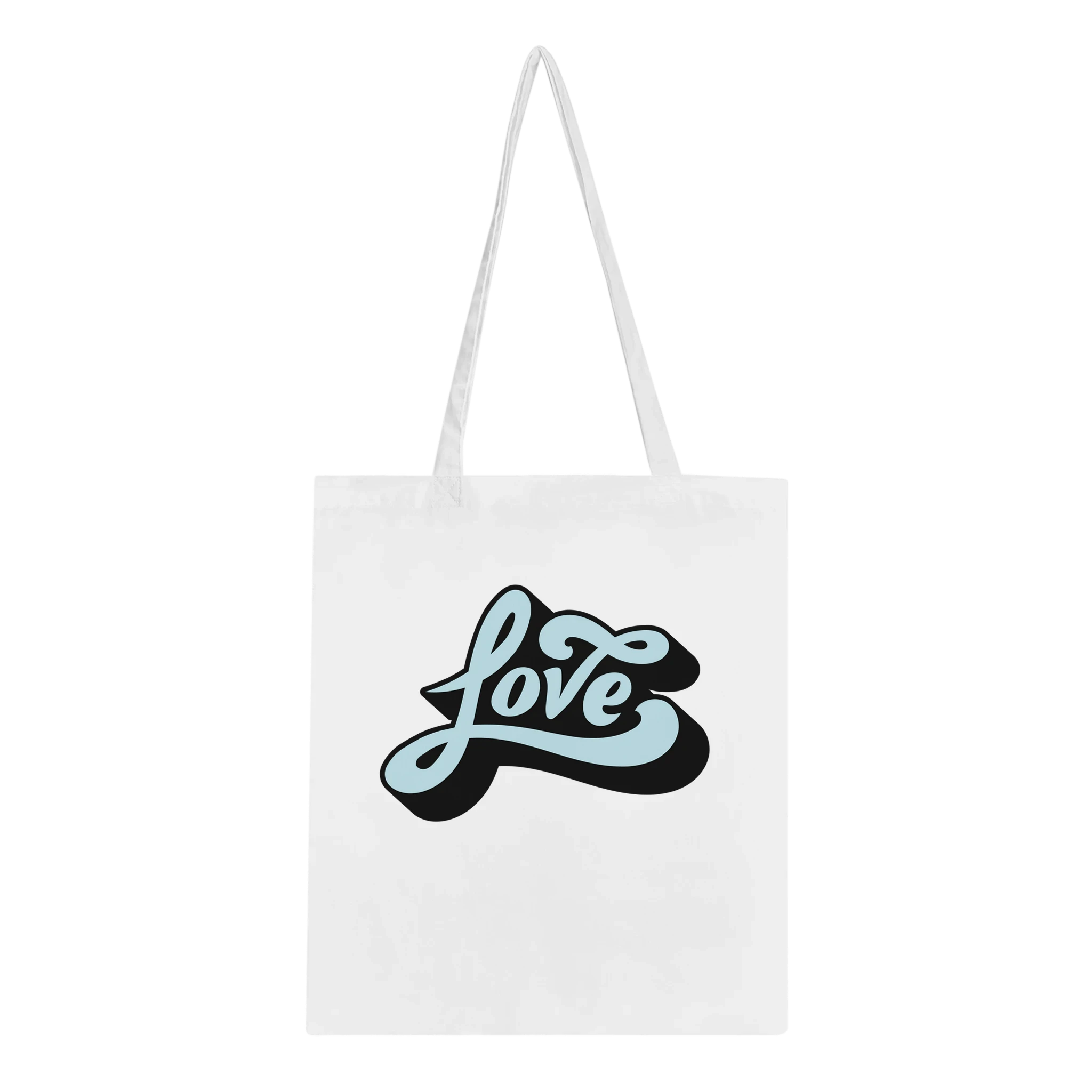 Love Script Tote Bag