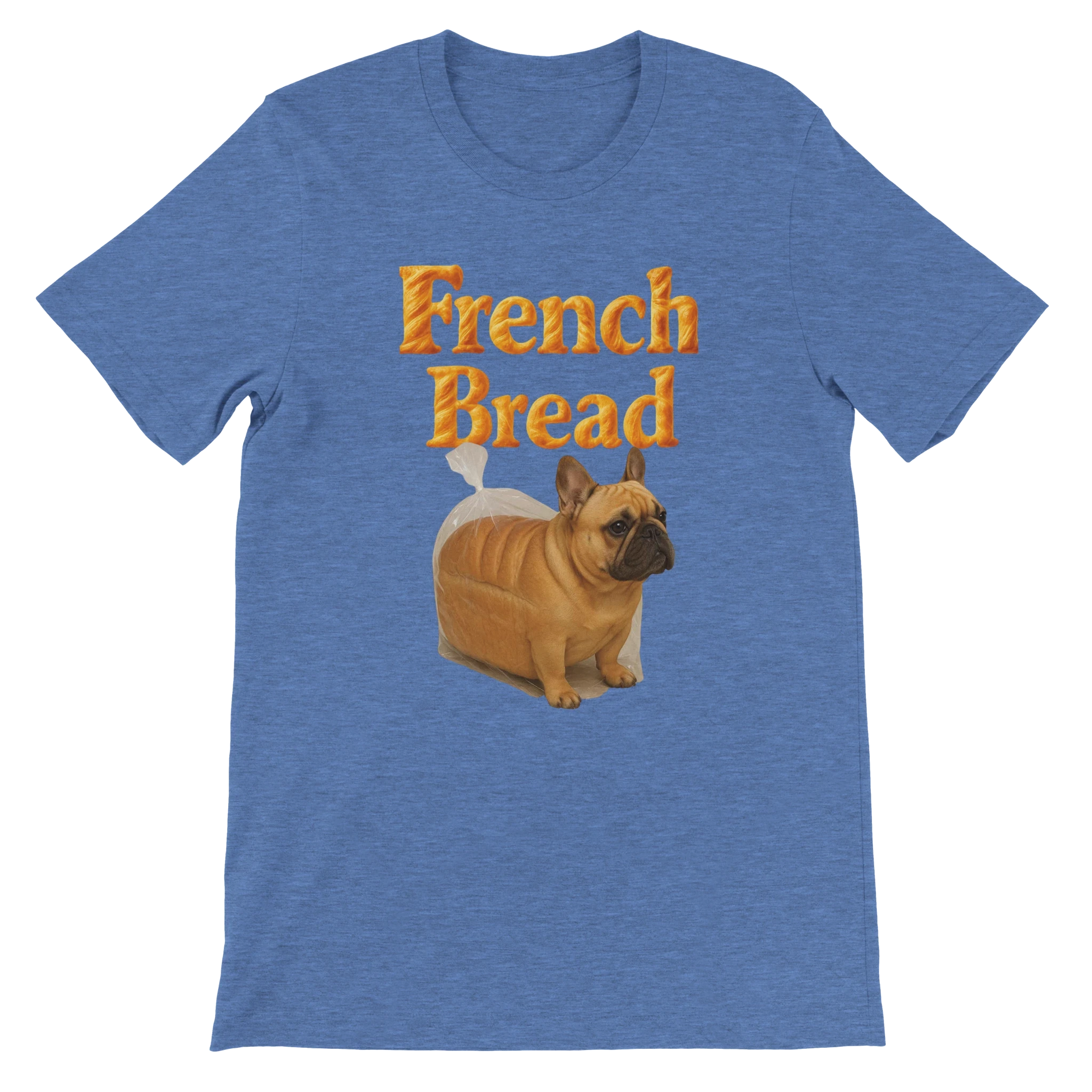 Funny French Bread Bulldog T-Shirt