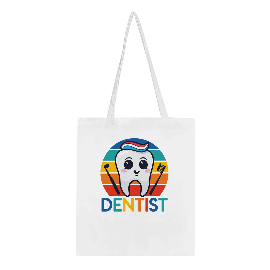Retro Dentist Tote Bag