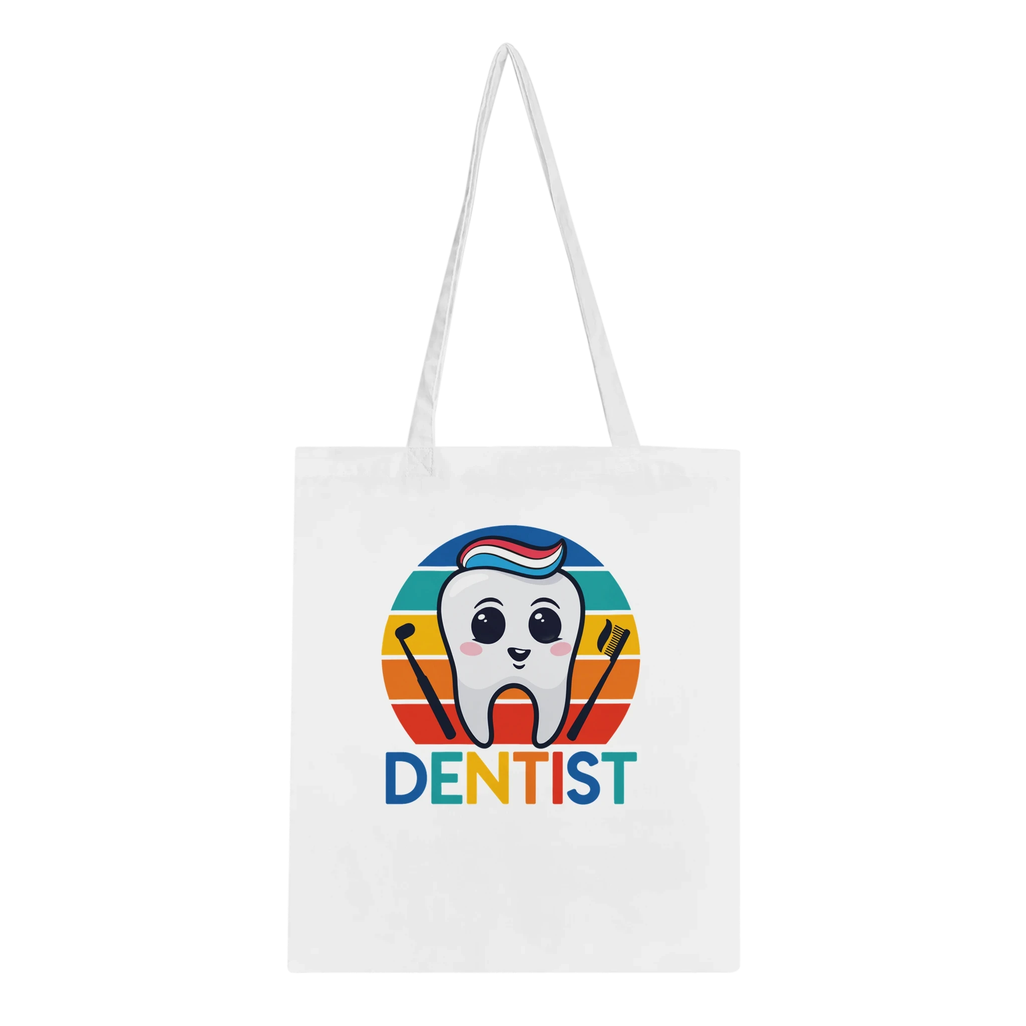 Retro Dentist Tote Bag