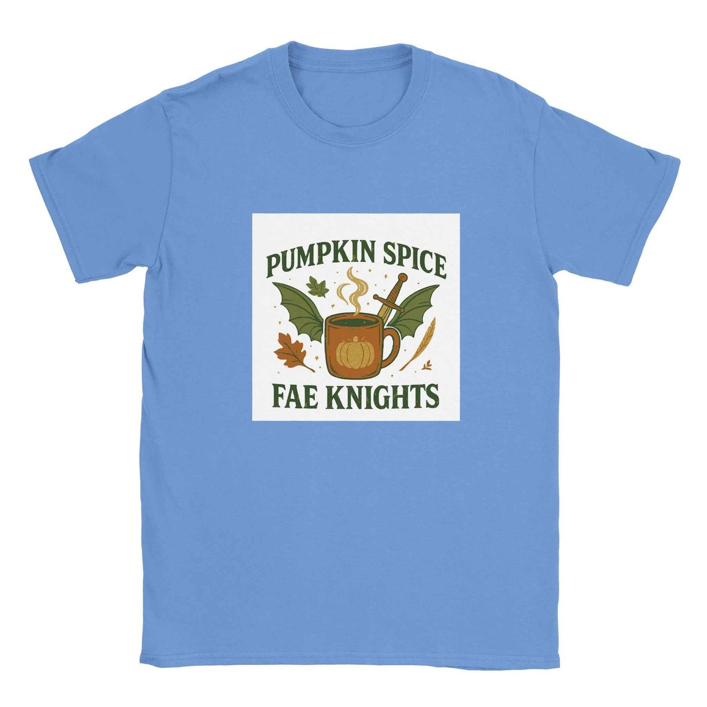 Pumpkin Spice Fae Knights Tee – Whimsical Fall Fantasy Tee - F4 Custom Prints