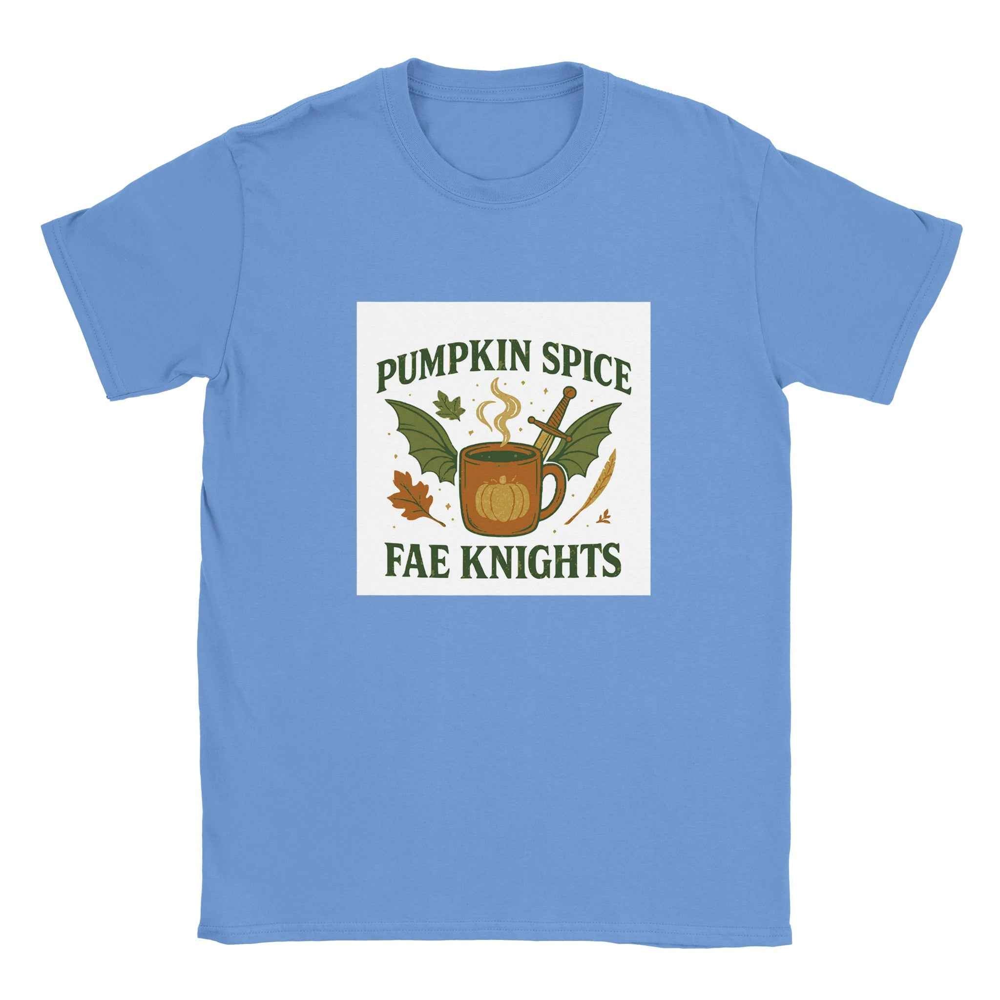 Pumpkin Spice Fae Knights T-Shirt – Fantasy Fall Bookish Tee