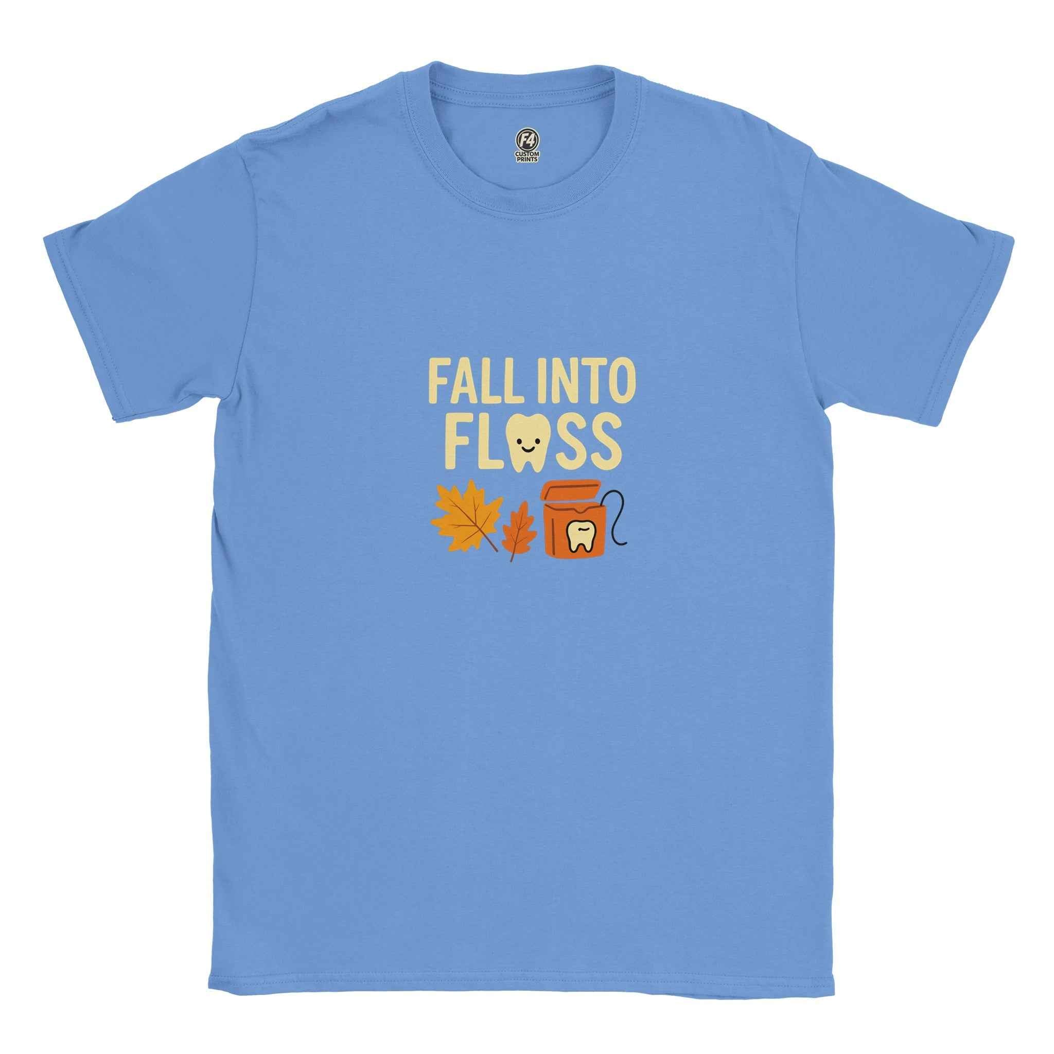 Fall Into Floss Dental Hygienist Shirt – Cute Autumn Tooth Humor Tee